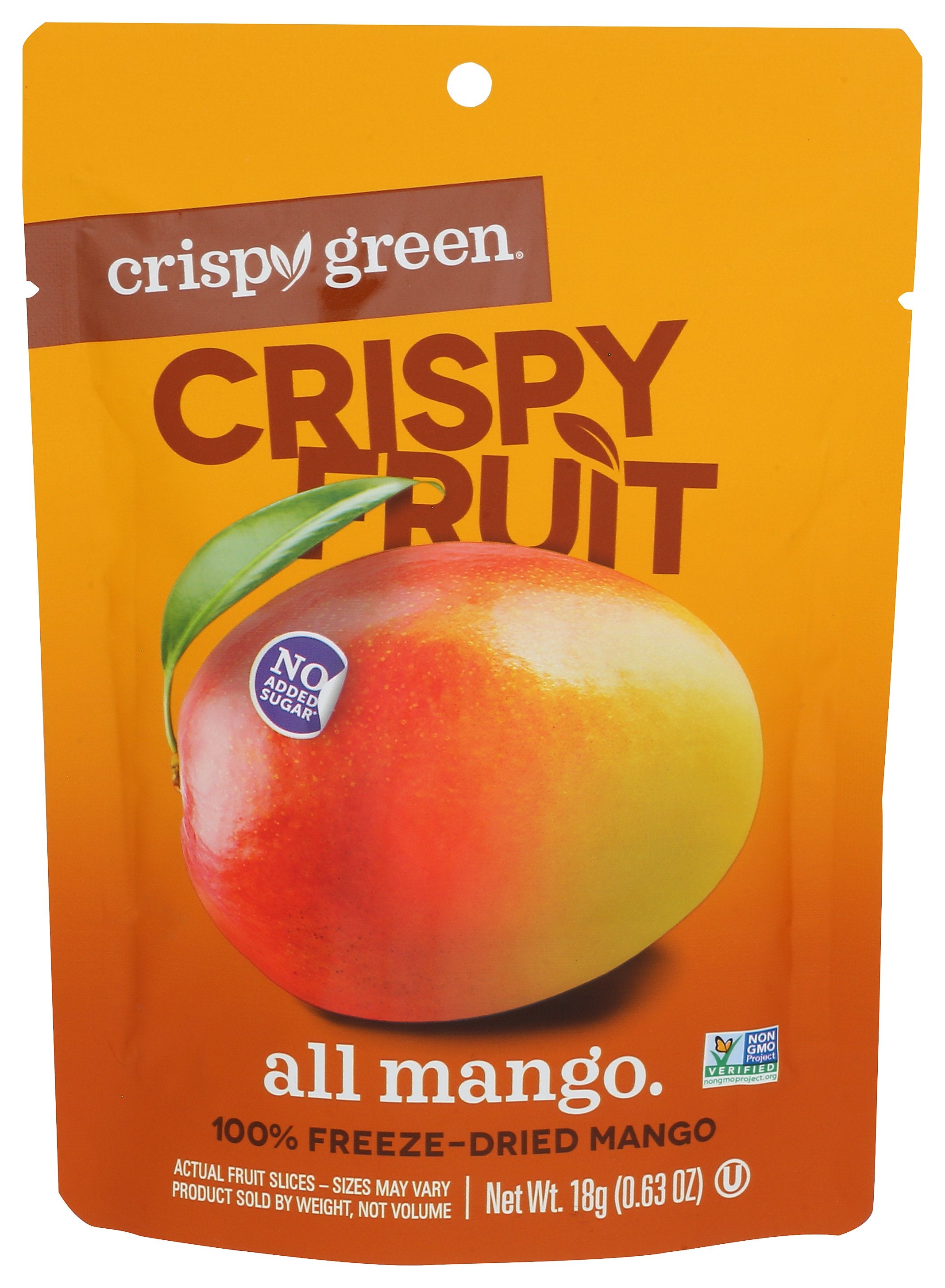 CRISPY GREEN MANGO DRIED SNGL SRV - Case of 12