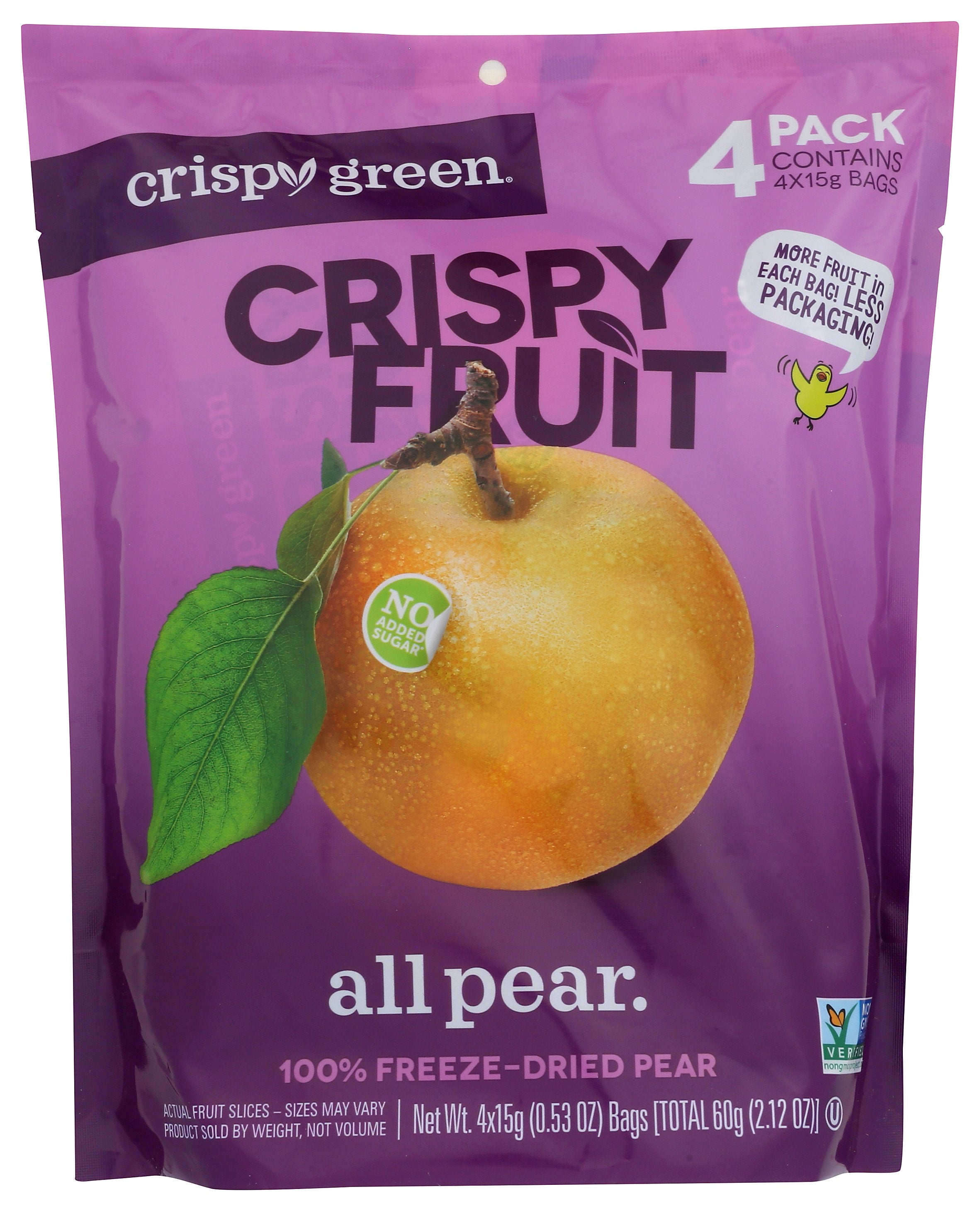 CRISPY GREEN PEAR DRIED - Case of 8
