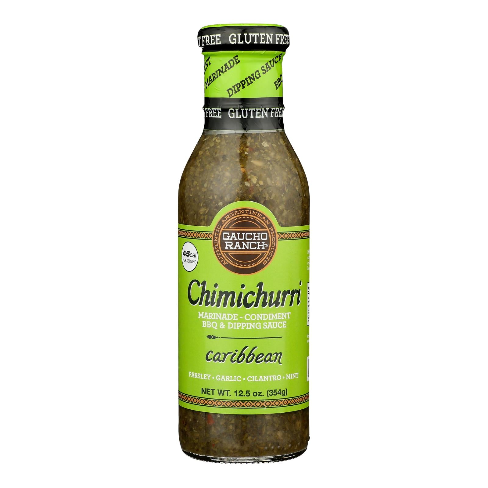 Gaucho Ranch Caribbean Chimichurri - Case of 6 - 12.5 FZ