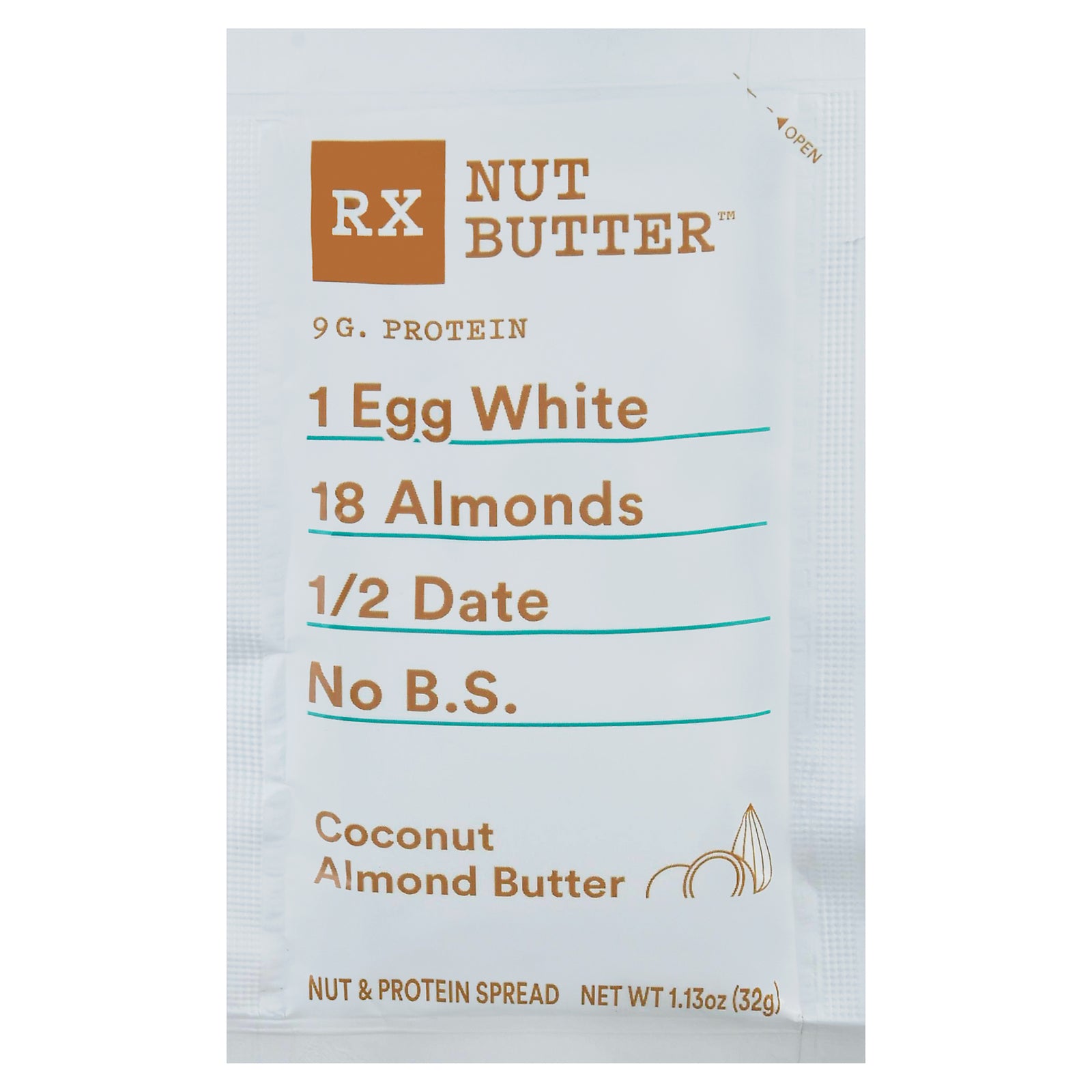 Rxbar - Nut Butter Coconut Almond Butter - Case of 10-1.13 OZ