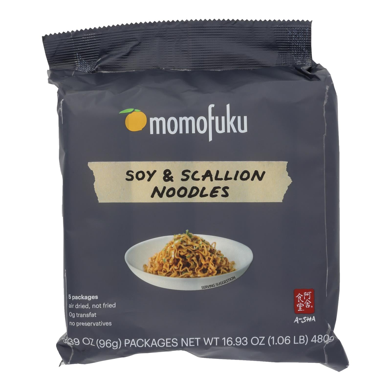 Momofuku - Noodles Soy And Scallions - Case of 10-16.93 OZ