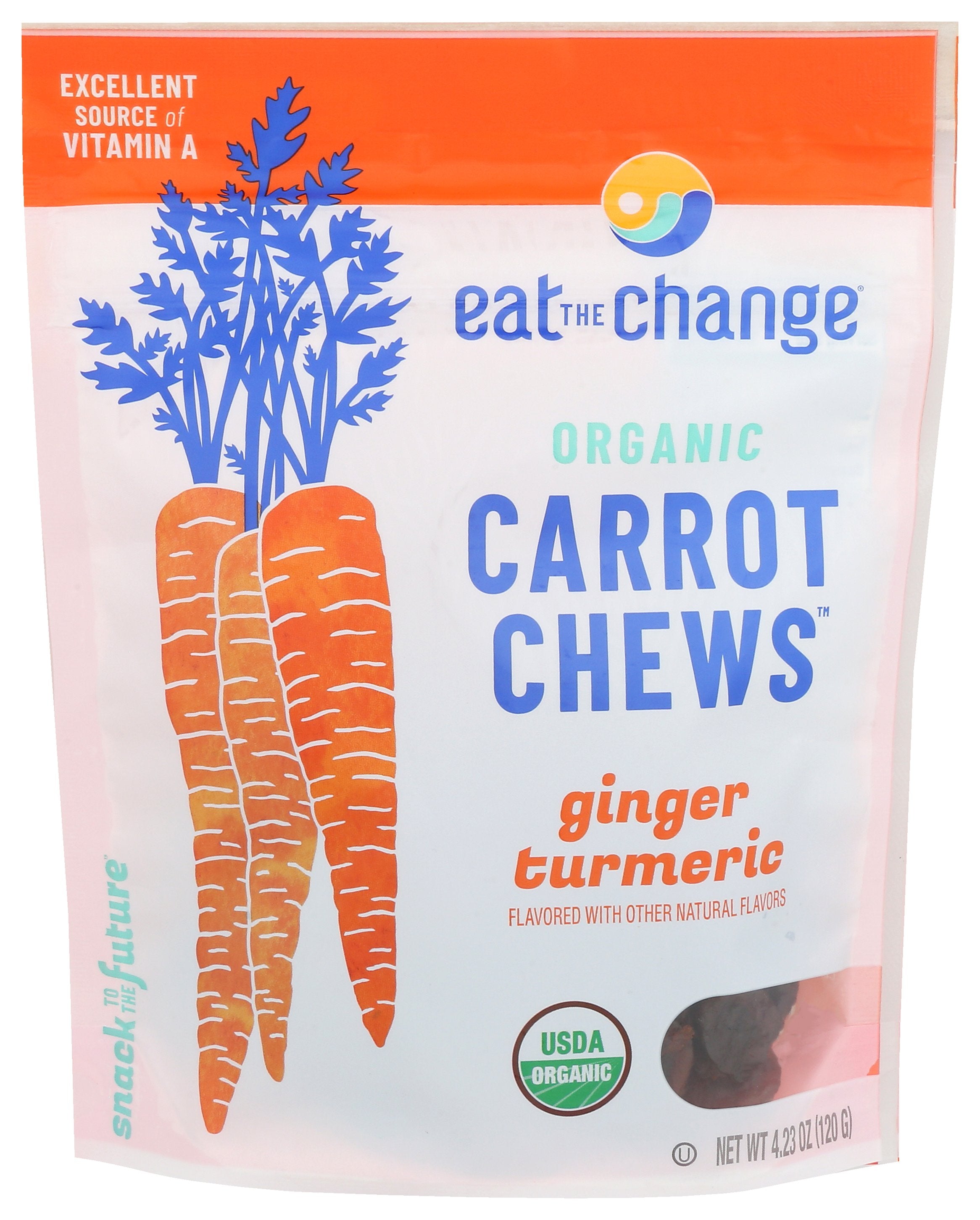 EAT THE CHANGE CARROT CHWS GNGR TURMRC - Case of 8