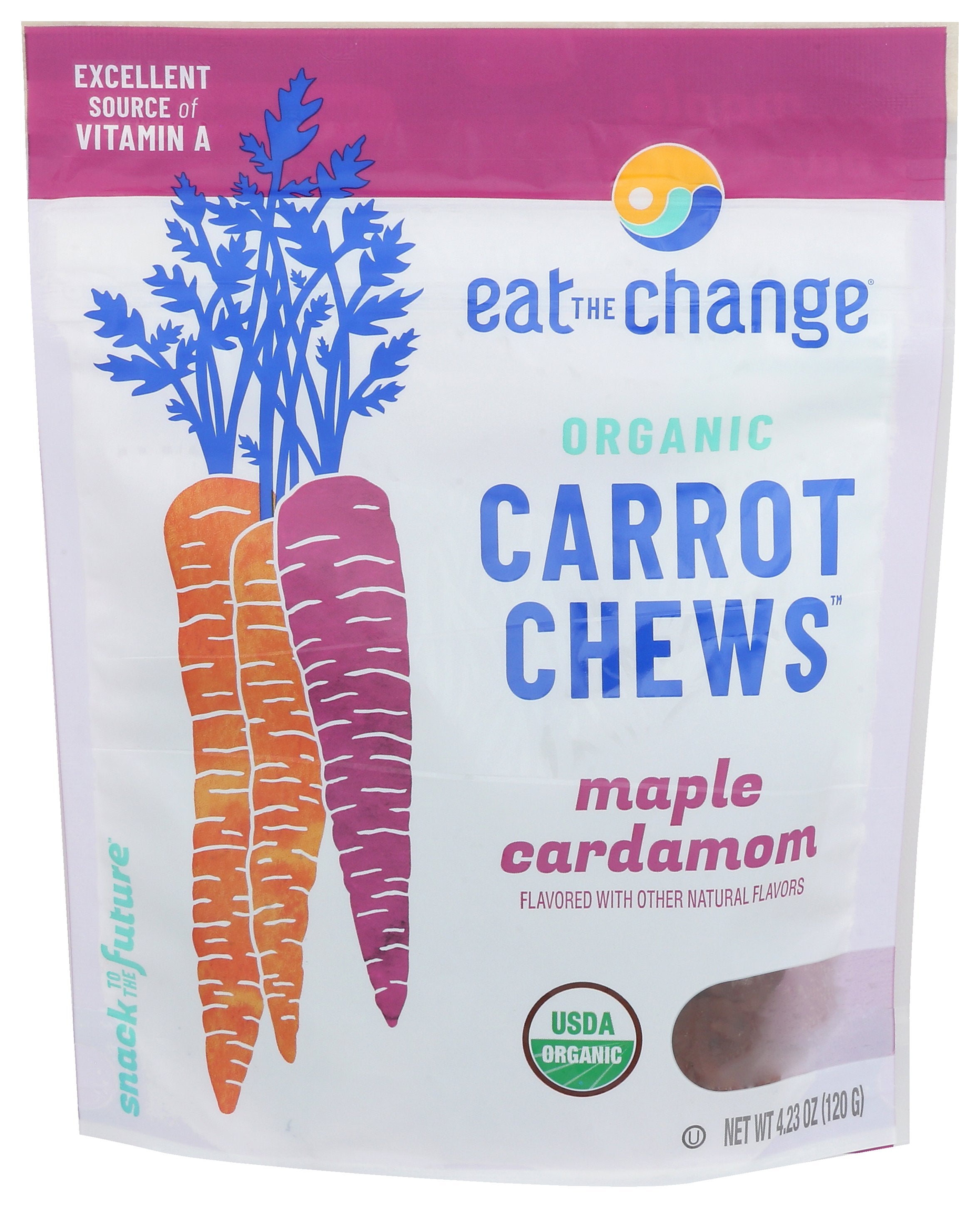 EAT THE CHANGE CARROT CHWS MPL CARDAMOM - Case of 8