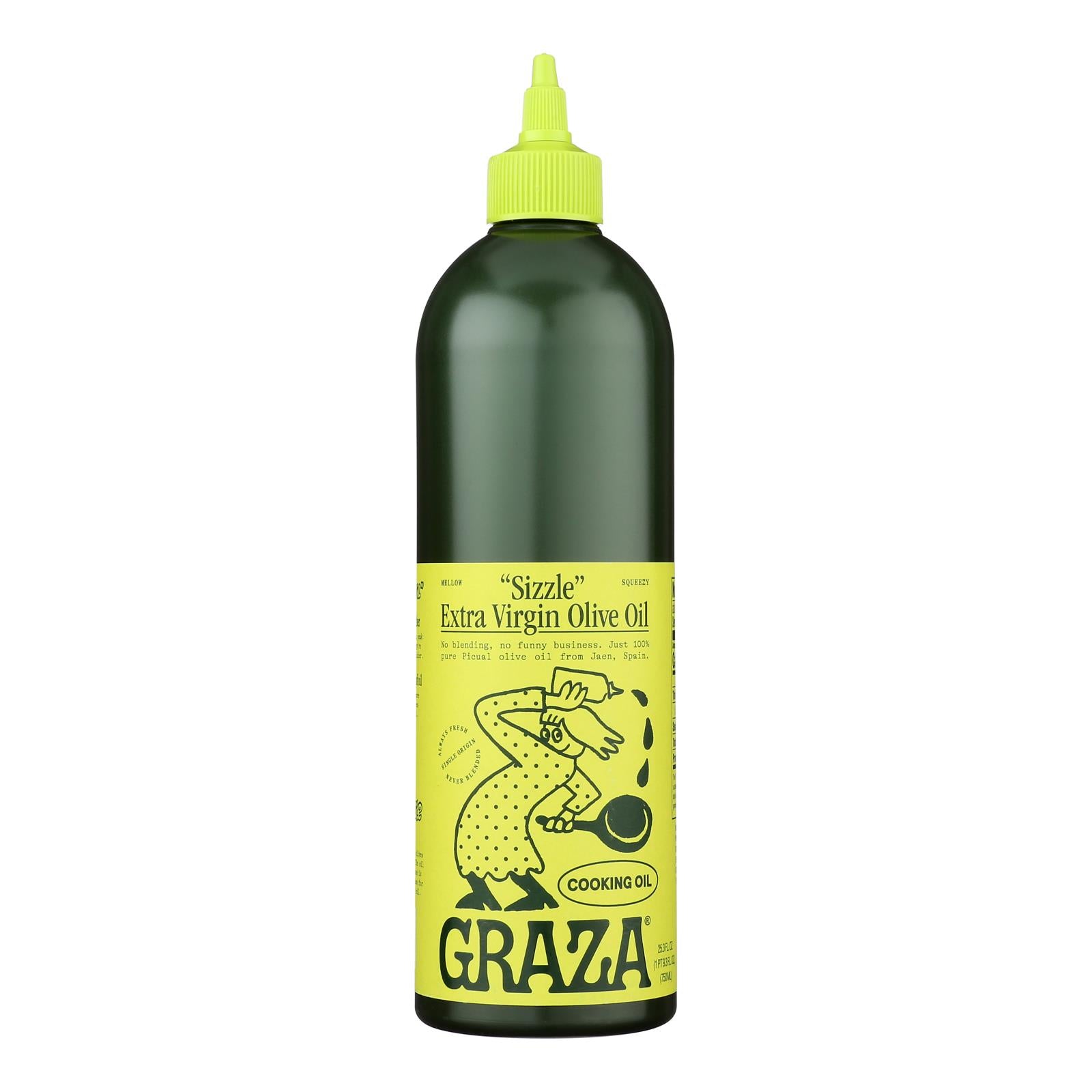 Graza - Oil Sizzle Extra Virgin Olive Oil - Case of 6-25.3 Fluid Ounces