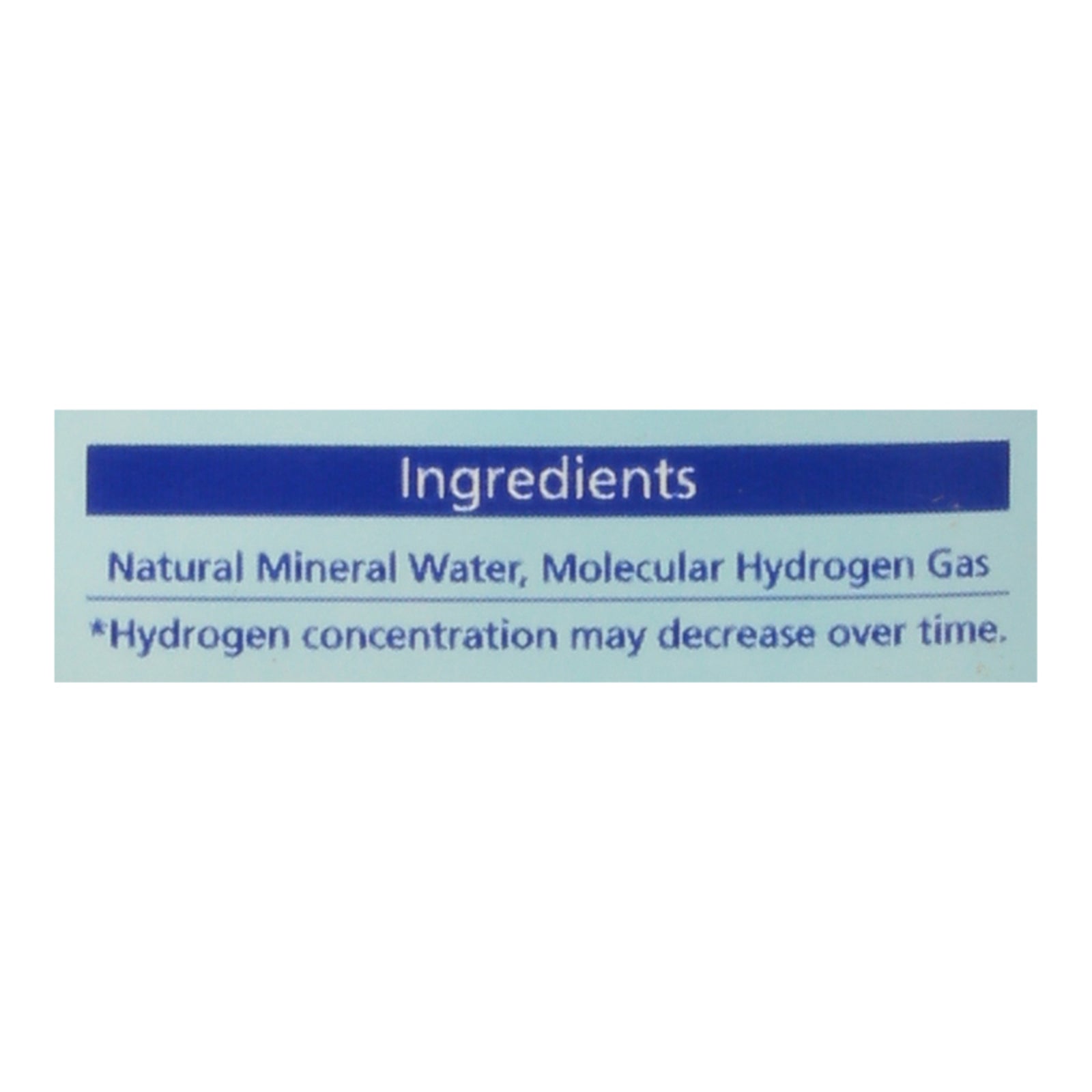 Susosu - Water Hydrogen Mineral - CS of 20-10.5 FZ