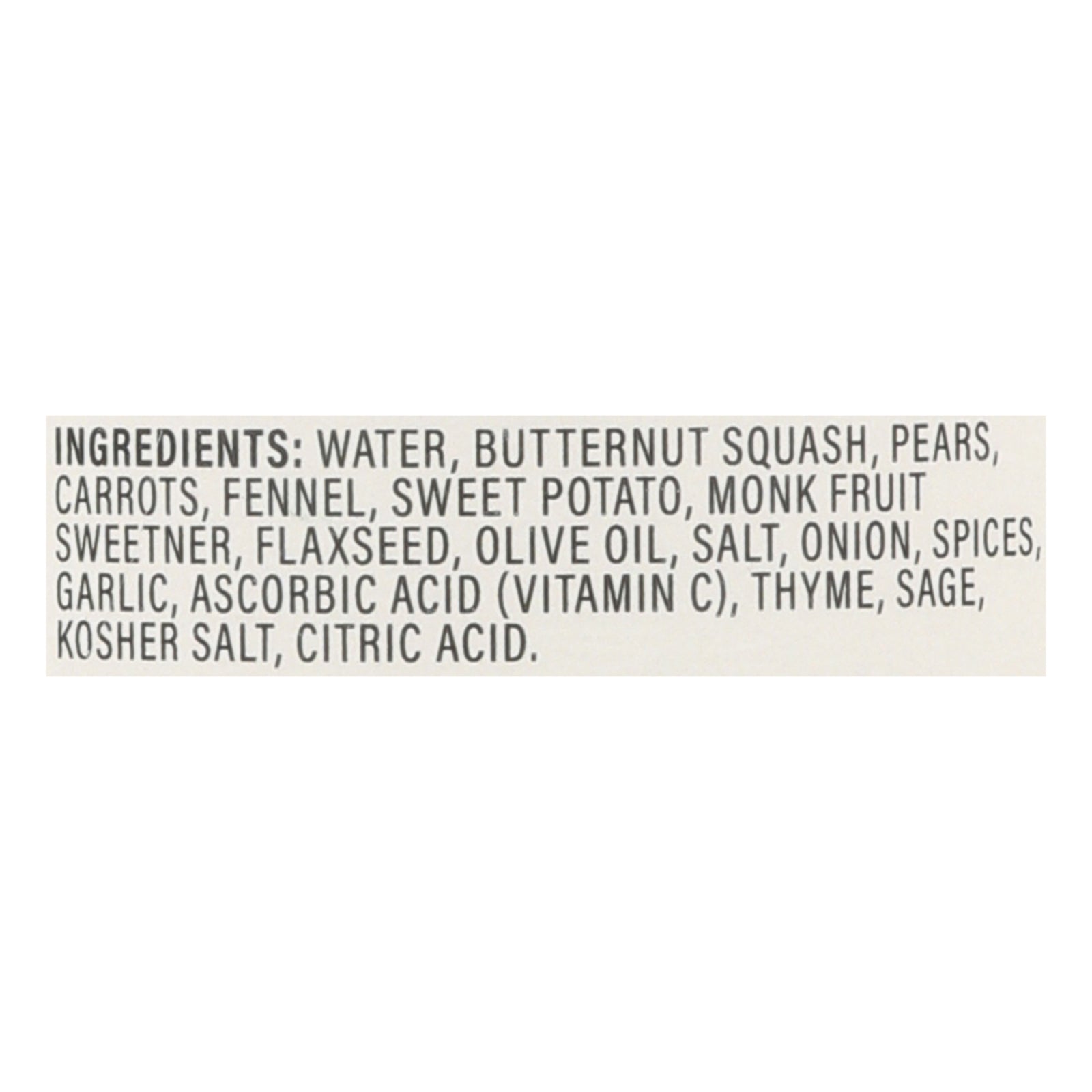 18 Chestnuts - Soup Butternut Squash Pr - CS of 6-16 FZ