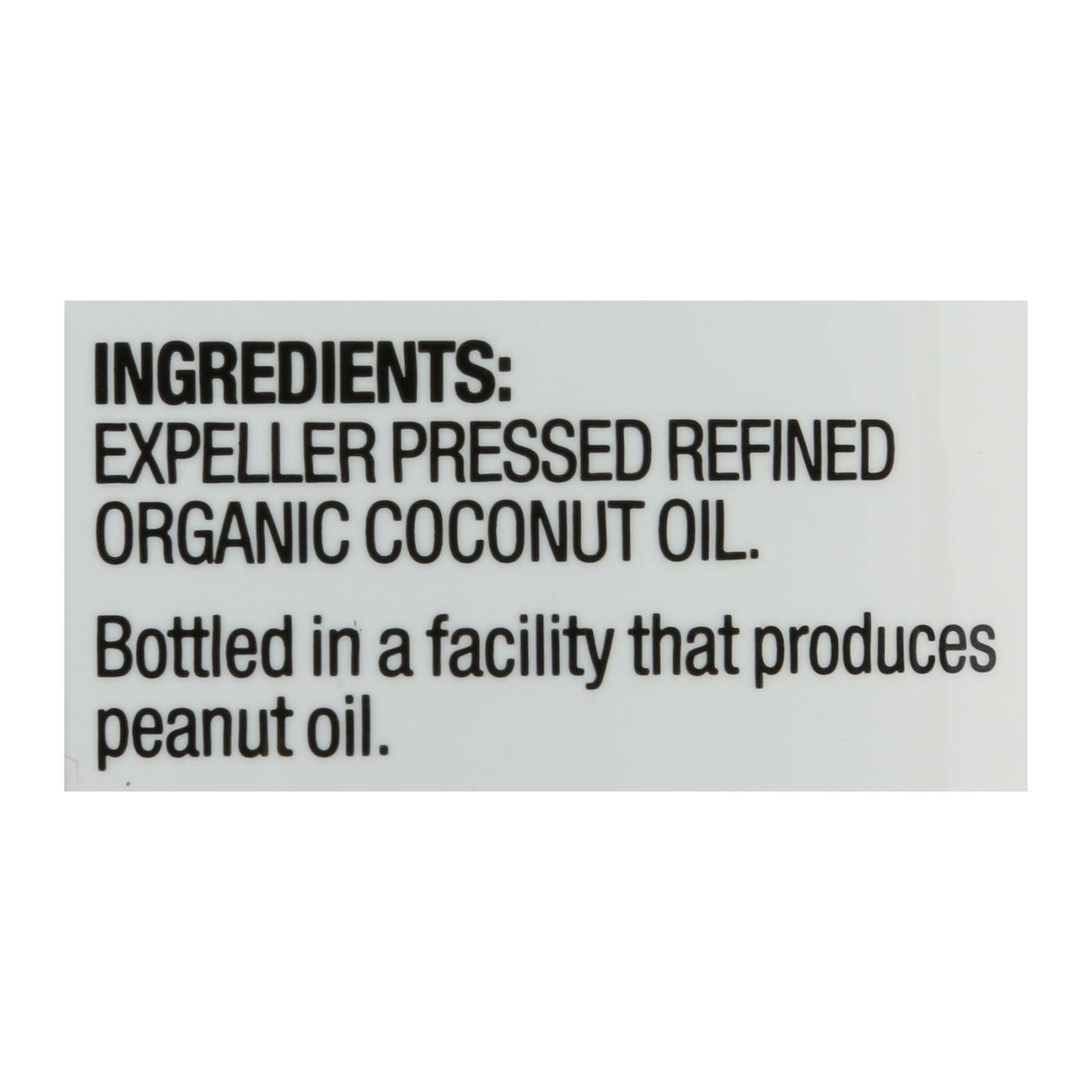 Spectrum Naturals Organic Refined Coconut Oil - Case Of 12 - 14 Fl Oz.