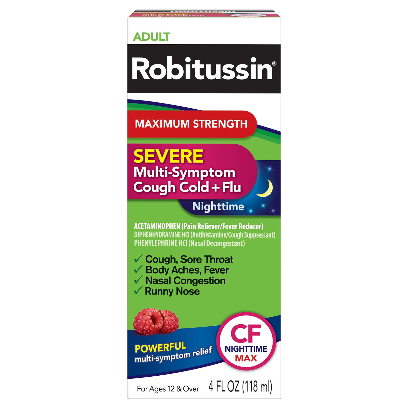 Robitussin - Cgh Cld+flu Multi Sympt - 1 Each-4 Fz