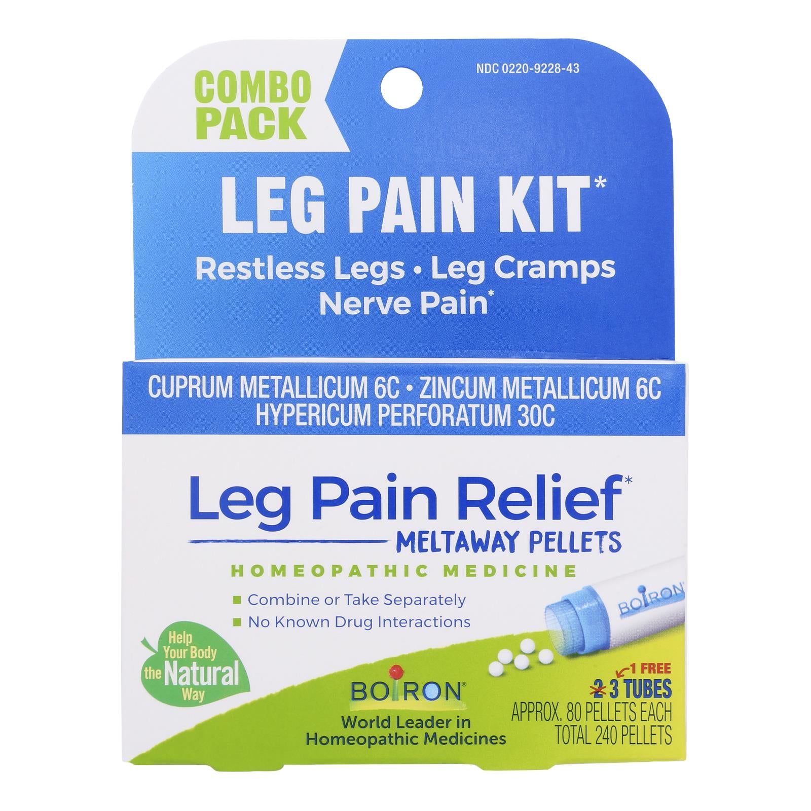 Boiron - Leg Pain Relief - 3 Tubes