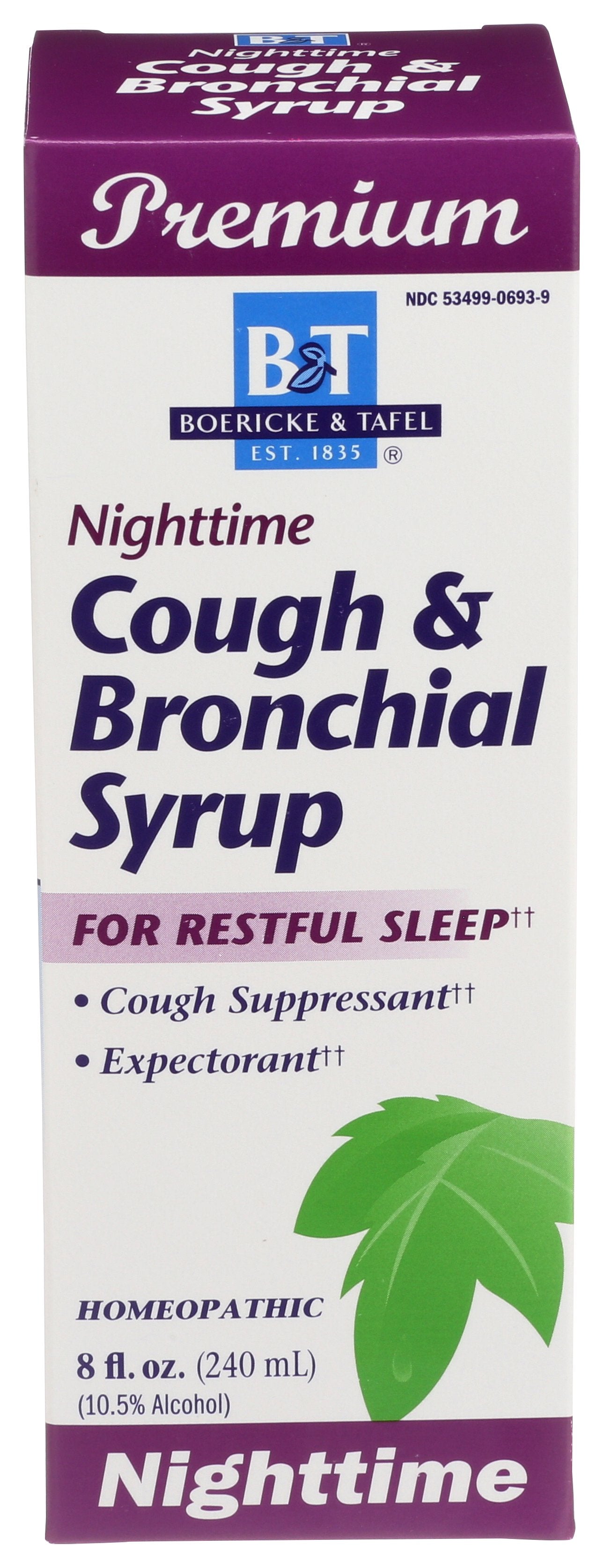 NATURES WAY B&T SYRUP COUGH & BRNCHL 8OZ N - Case of 3