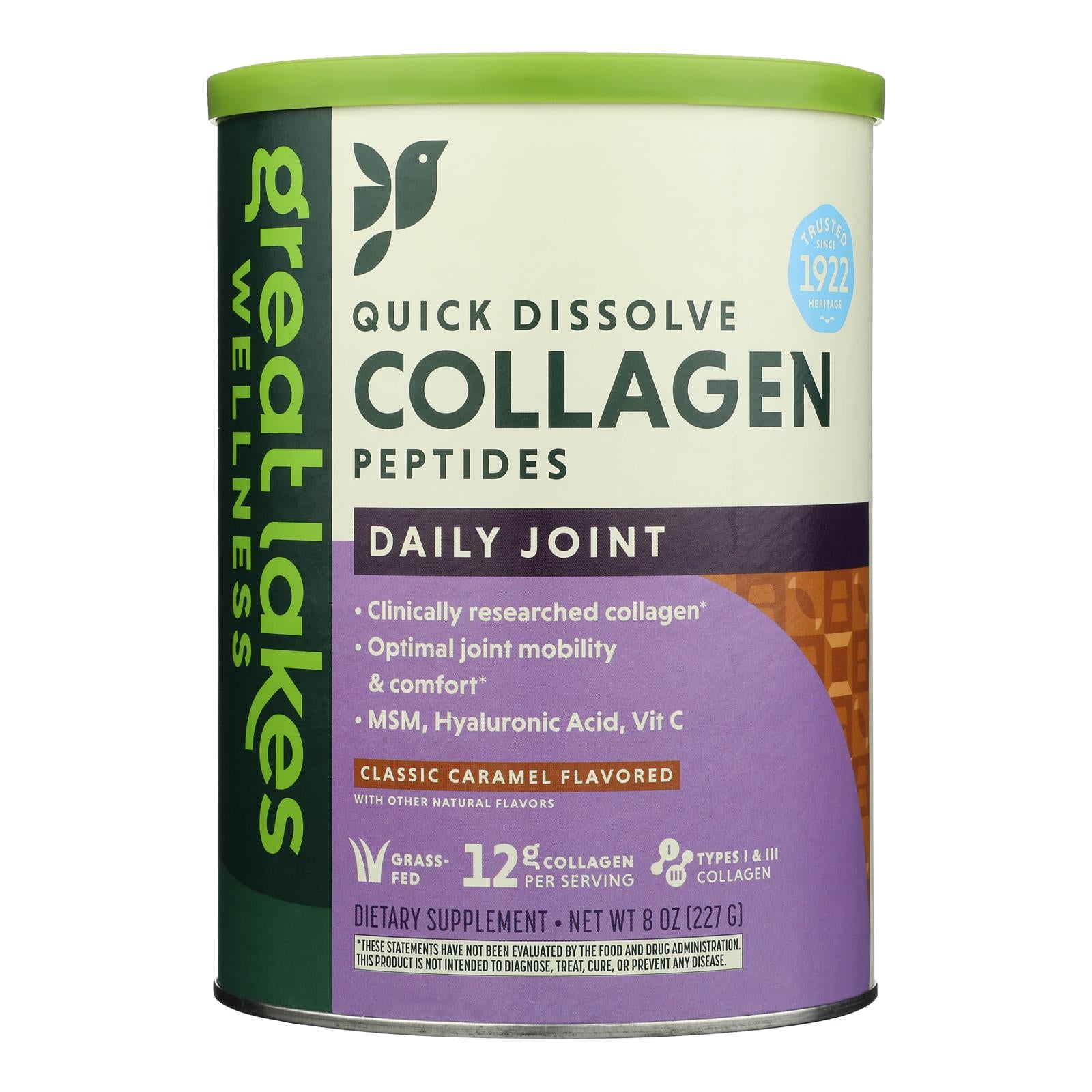 Great Lakes Wellness - Collagen Peptds Clsc Crml - EA of 1-8 OZ