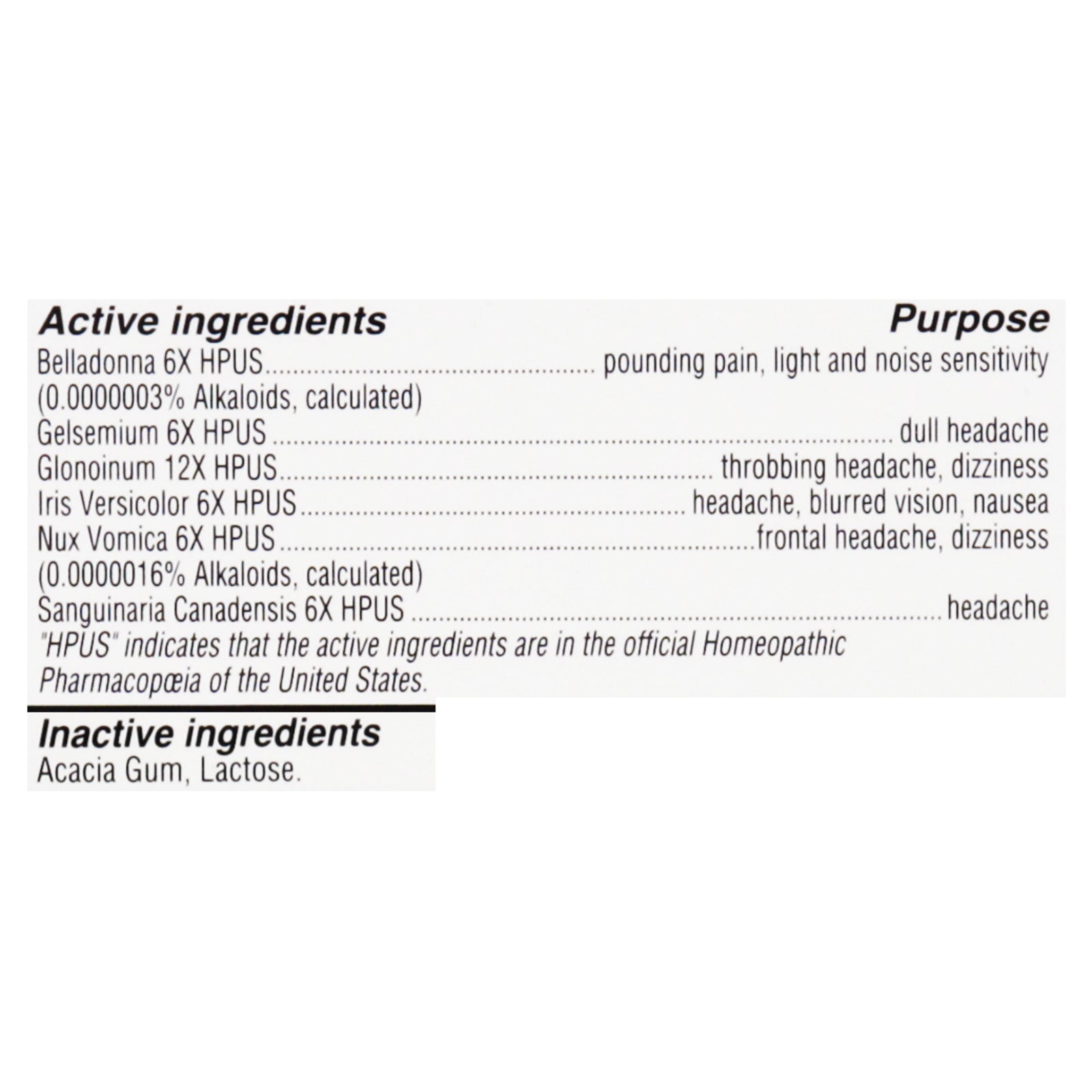 Hyland's - Homeopathic Migraine Relief - Case of 3-100 Tablets