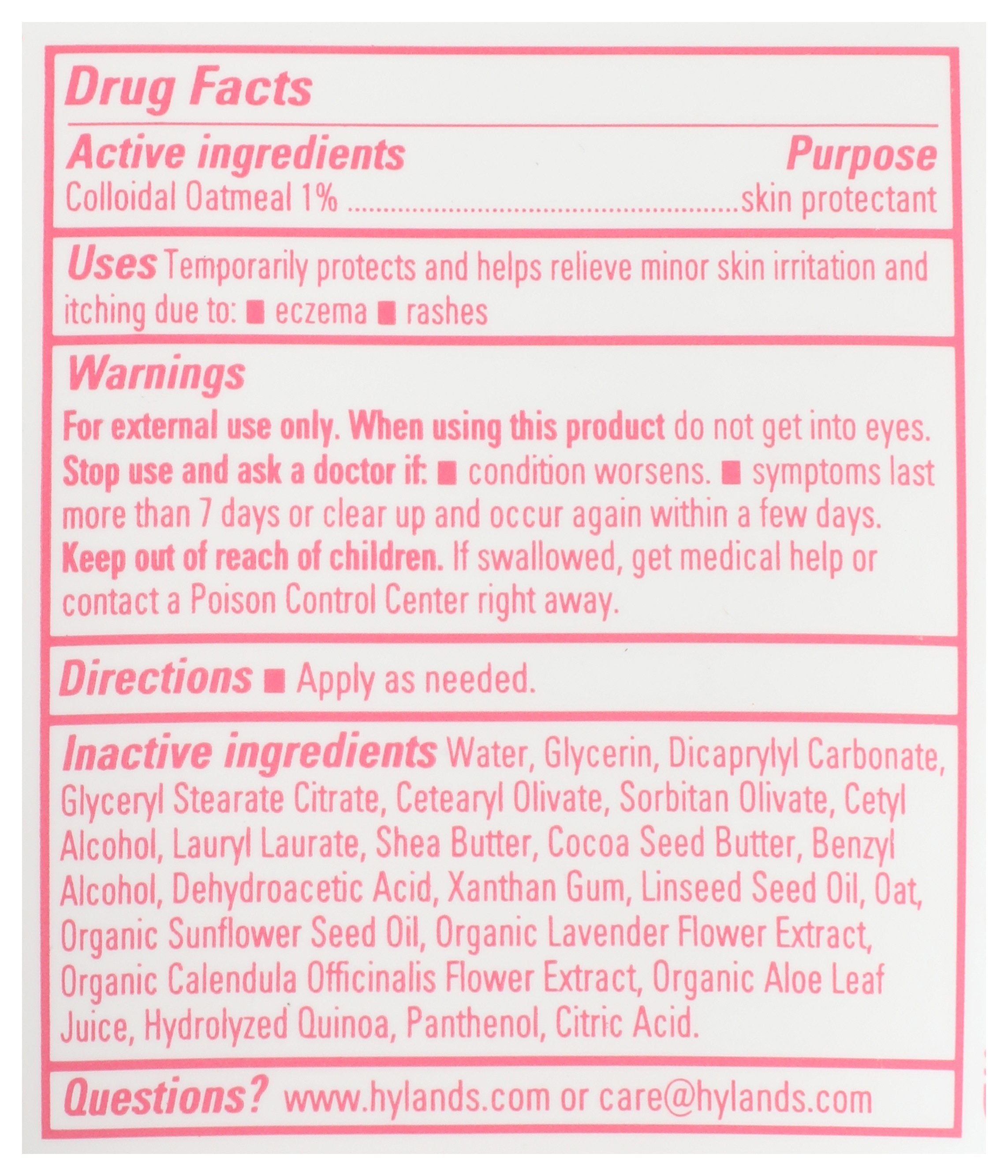 HYLAND BABY ECZEMA CREAM