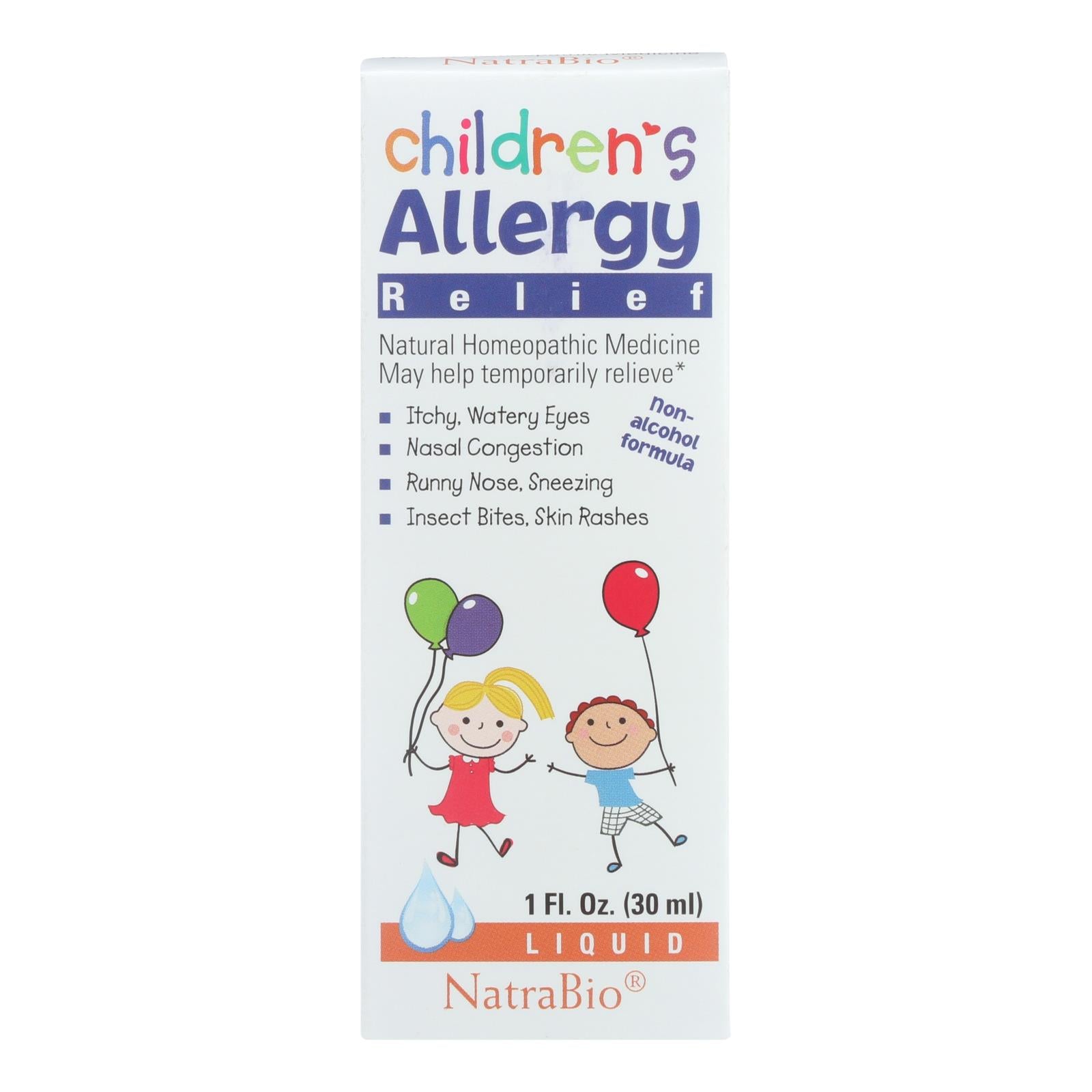 NatraBio Children's Allergy Relief - 1 fl oz