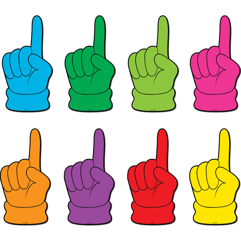 TEACHER CREATED RESOURCES - Pointing Hands Magnetic Accents, 16 Per Pack, 3 Packs