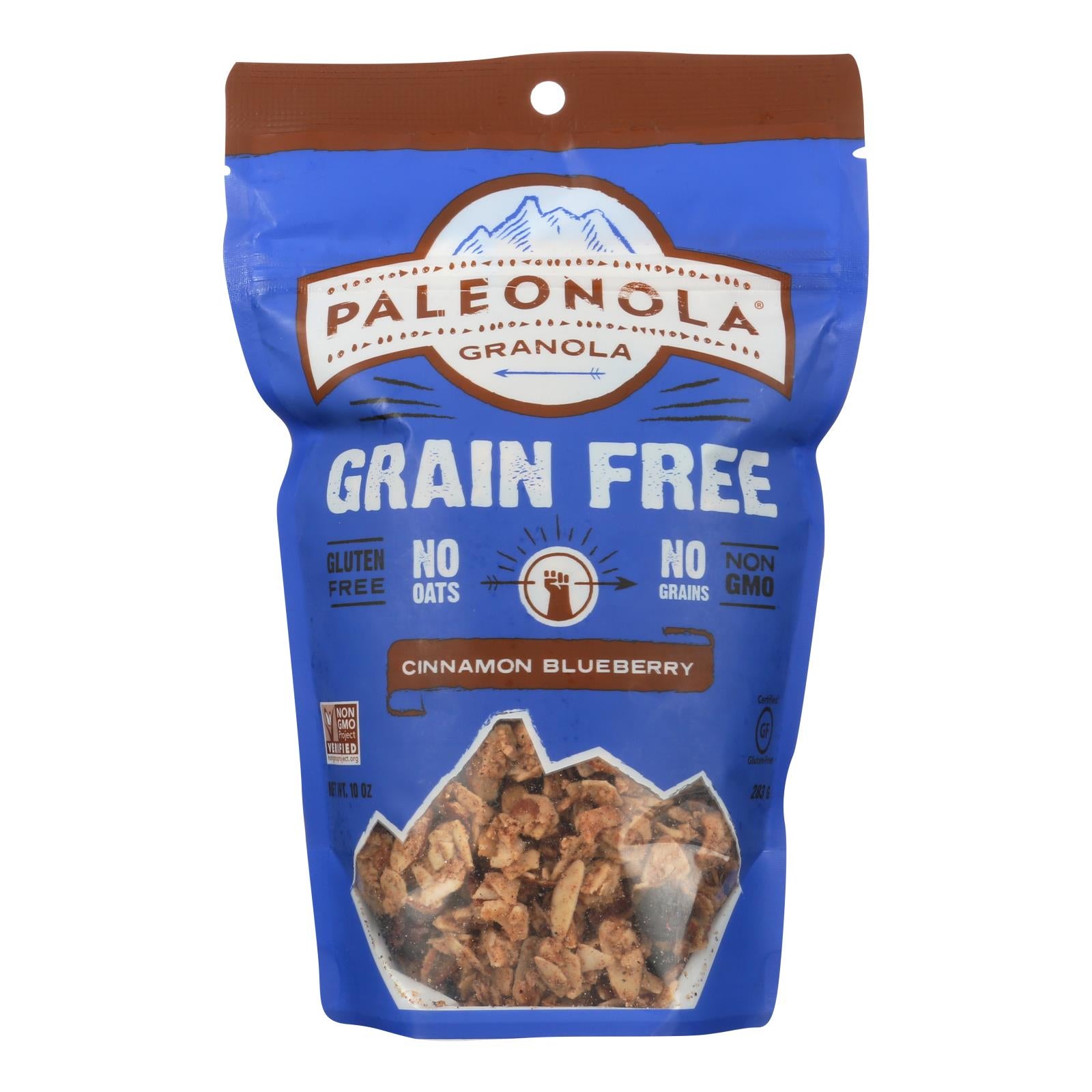 Paleonola® Cinnamon Blueberry Grain Free Granola, Cinnamon Blueberry - Case Of 6 - 10 Oz