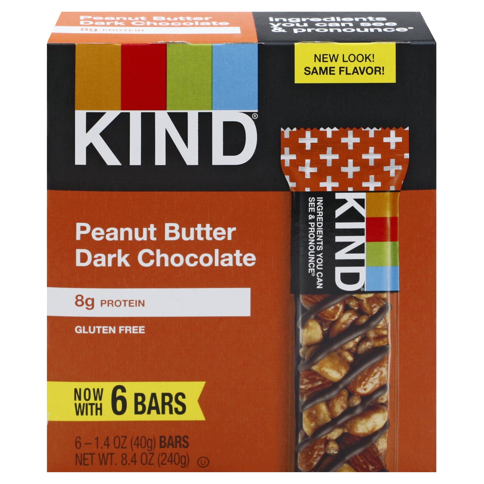 Kind - Bar Dark Chocolate Peanut Butter - Case of 10-6/1.4 OZ