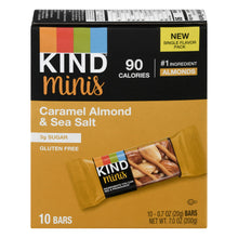 Load image into Gallery viewer, Kind - Bar Mini Caramel Almond Sea Salt - Case Of 8-10/.7 Oz