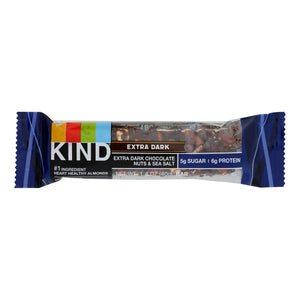 Kind - Bar Xtra Dark Chocolate Nut Sea Salt - Case Of 12-1.4 Oz