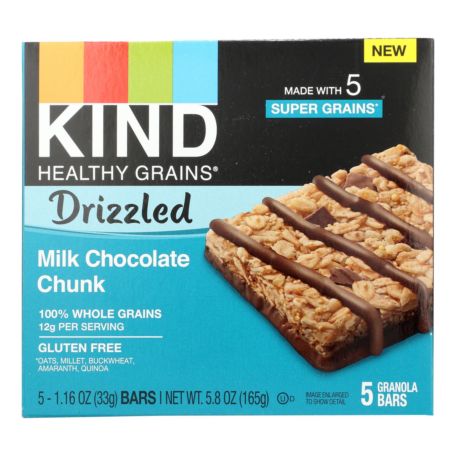 Kind - Bar Drizzled Milk Chocolate Chnk - Case Of 8-5/1.16 Z