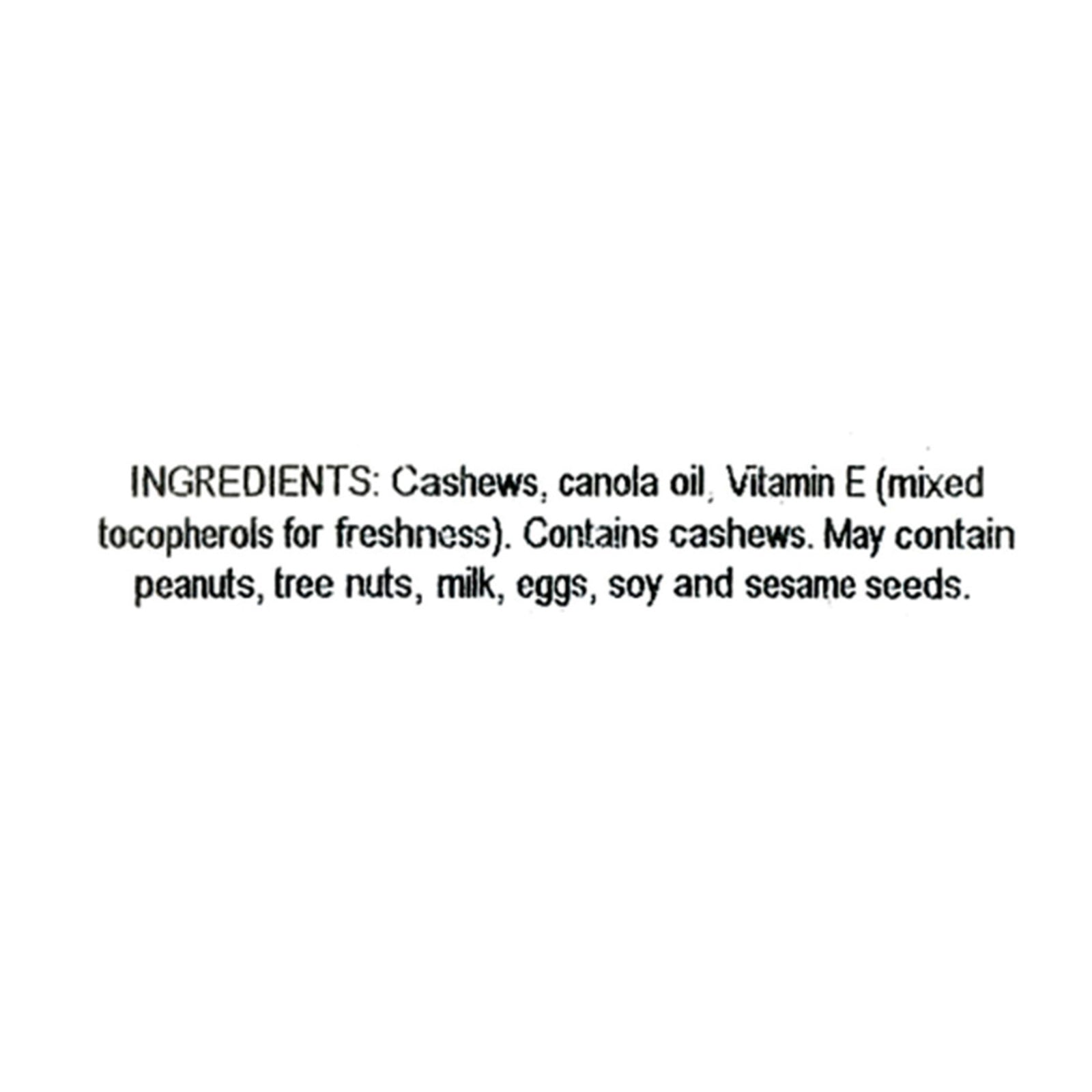 Kind - Cashews Rst Unsalted - CS of 6-9 OZ