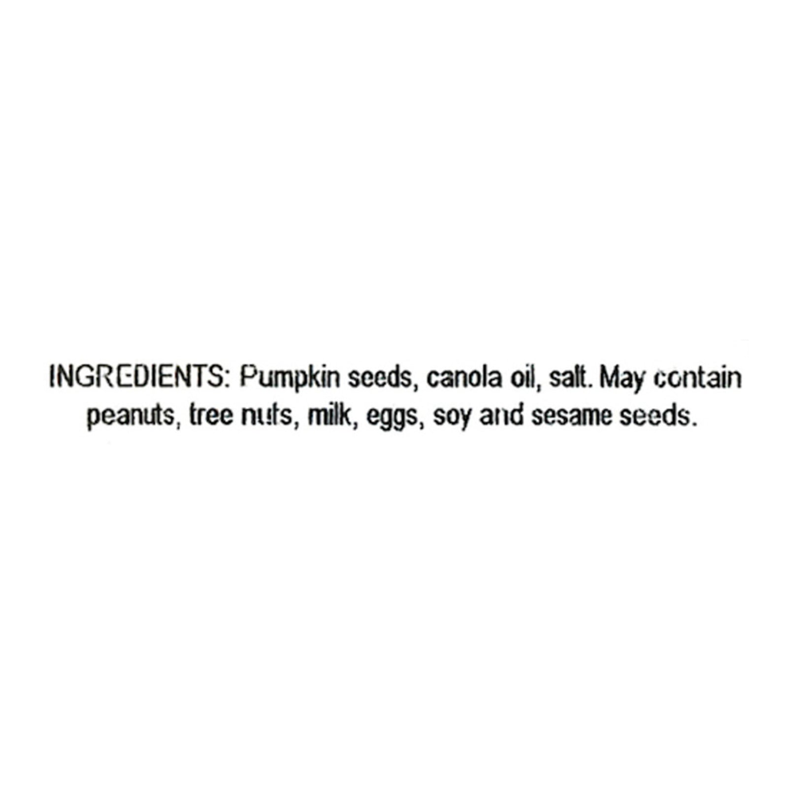 Kind - Pumpkin Seeds Rst Salted - CS of 6-8 OZ