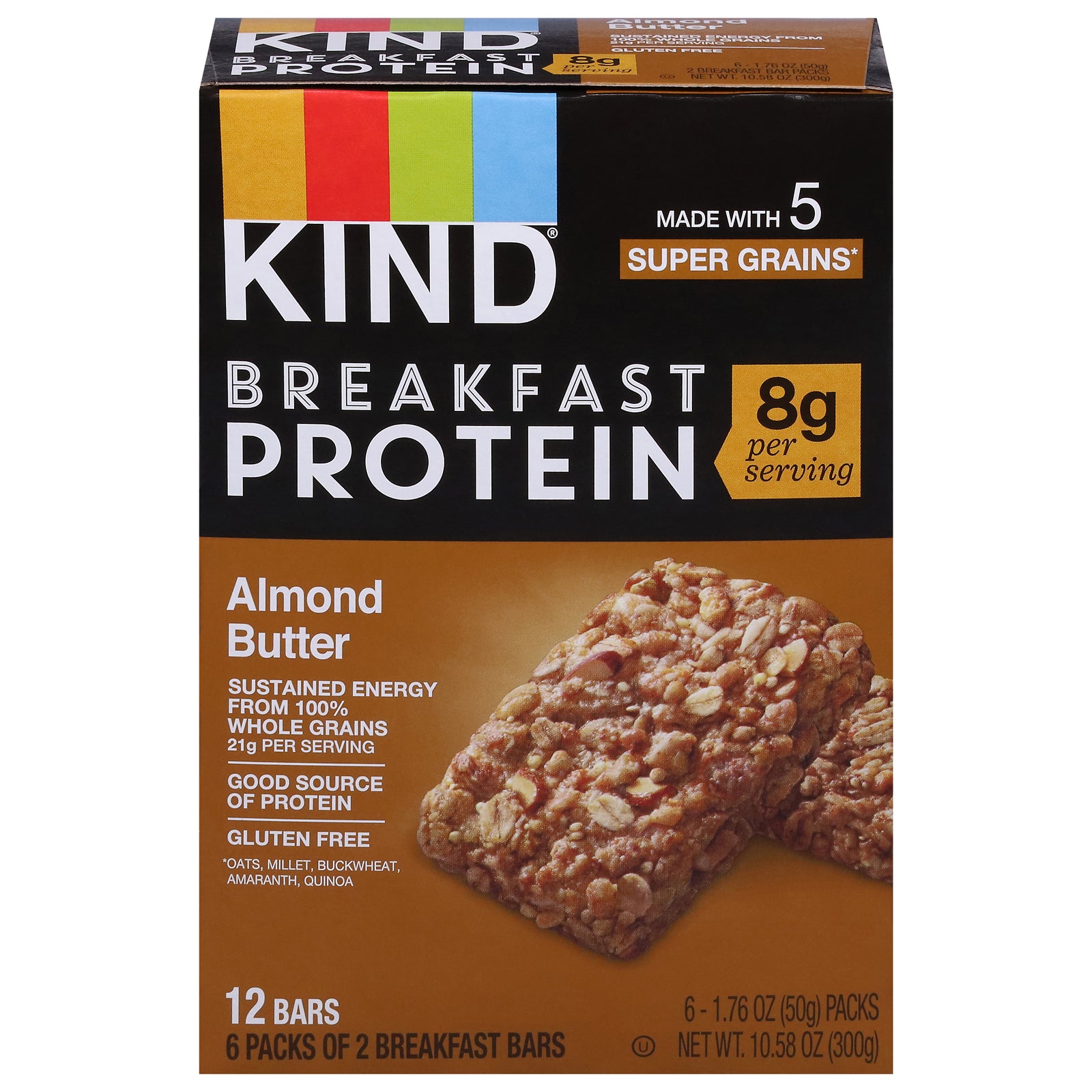 Kind - Bar Protein Almond Butter - CS of 5-6/1.76 Z