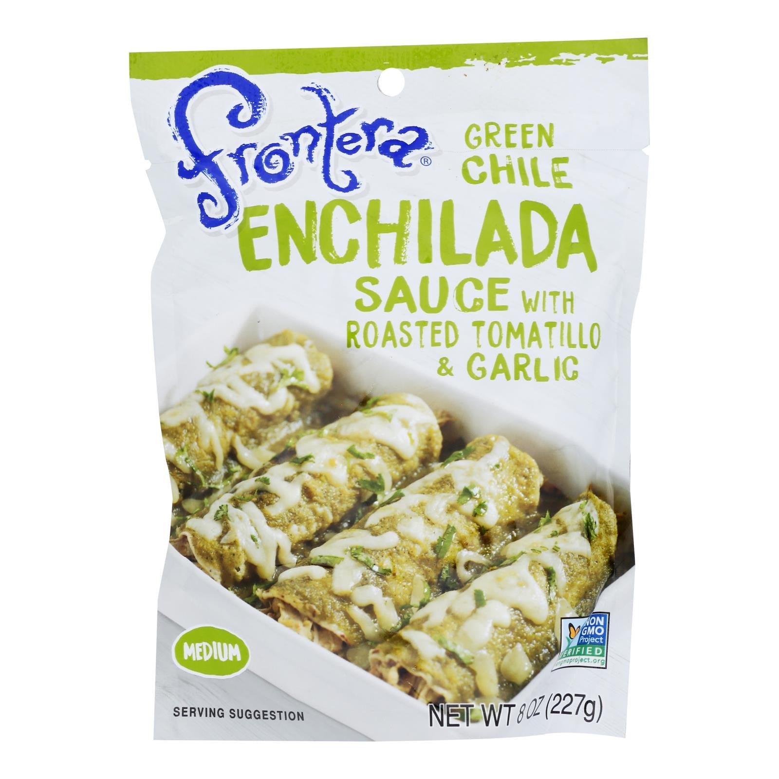 Frontera Foods Green Chile Enchilada Sauce - Green Chile - Case of 6 - 8 oz.