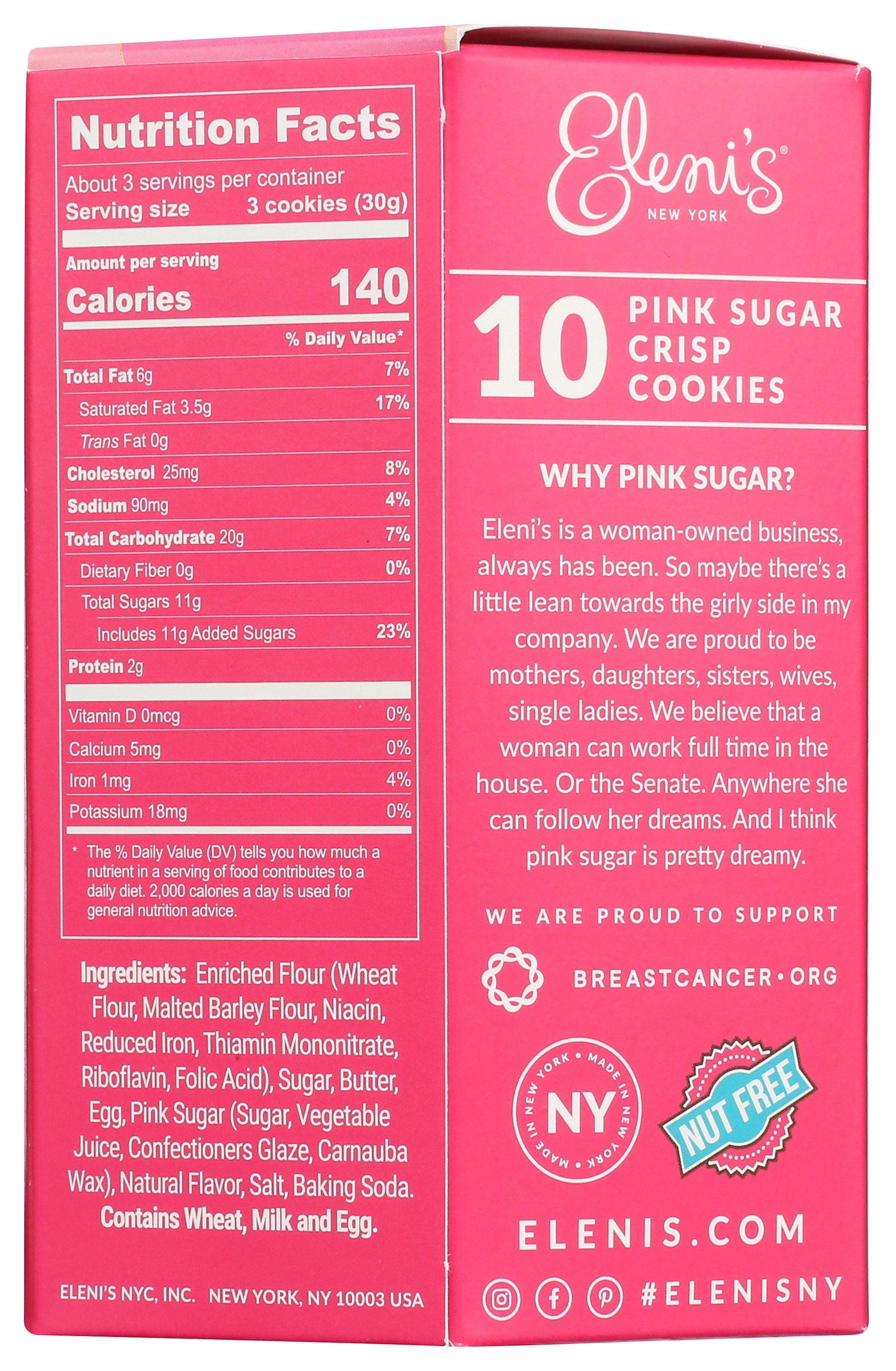 ELENIS COOKIES PINK SUGAR BOX - Case of 6