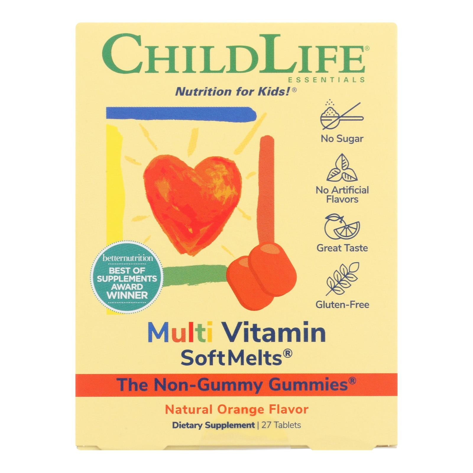 Childlife Essentials - Multi Vitamin Soft Melts - 1 Each-27 Tab