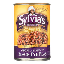 Load image into Gallery viewer, Sylvia&#39;s Black Eye Peas - Seasoned - Case Of 12 - 15 Oz.