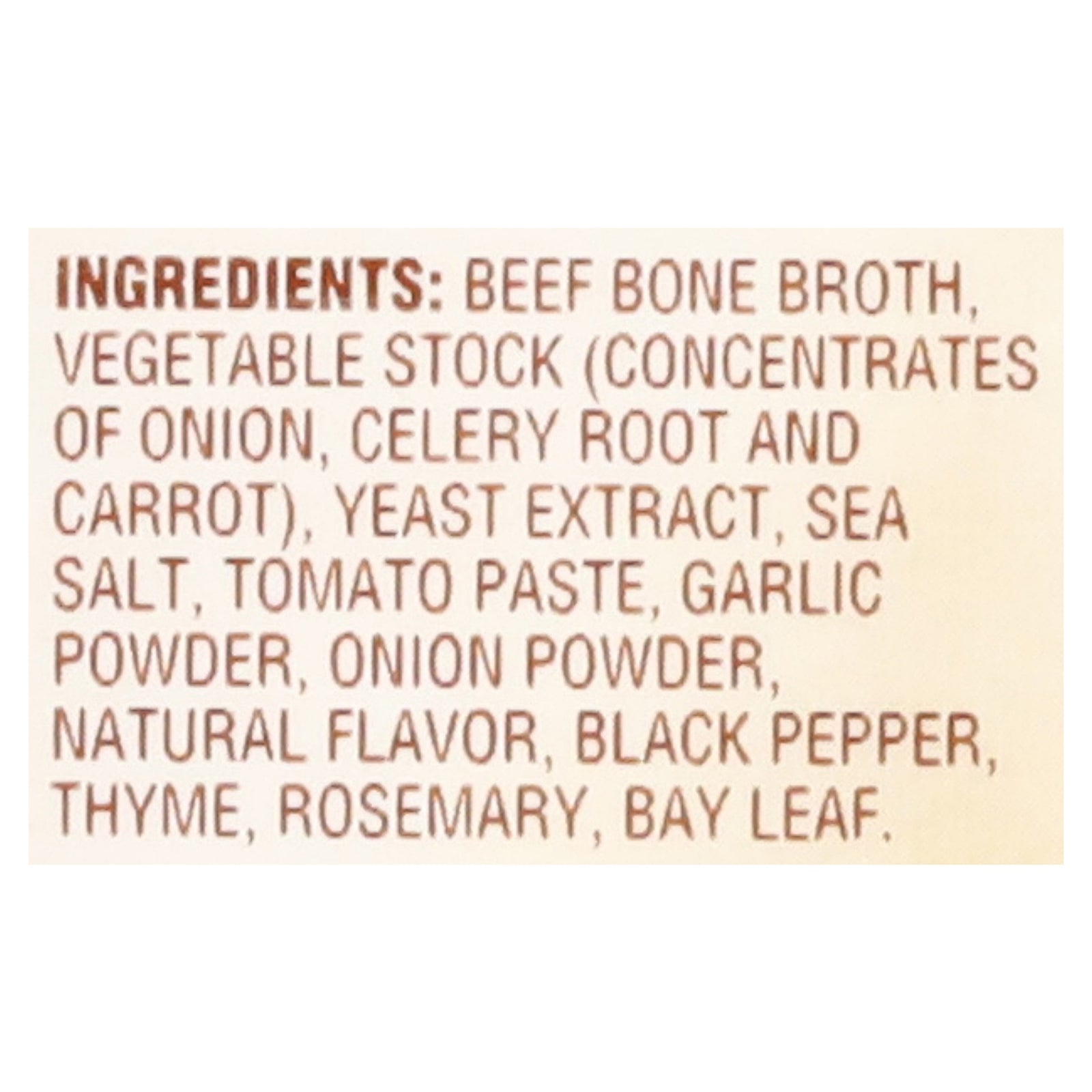 Kitchen Basics - Bone Broth Beef - CS of 12-8.25 FZ