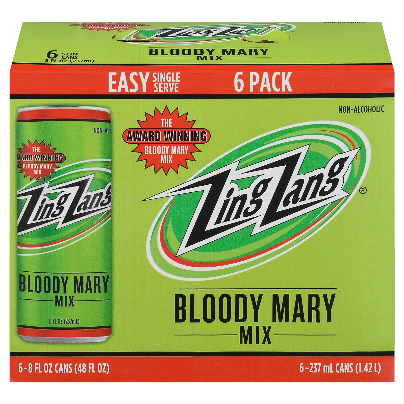 Zing Zang - Cocktail Mix Bloody Mary - Case of 4-6/7.5 Fluid Ounces