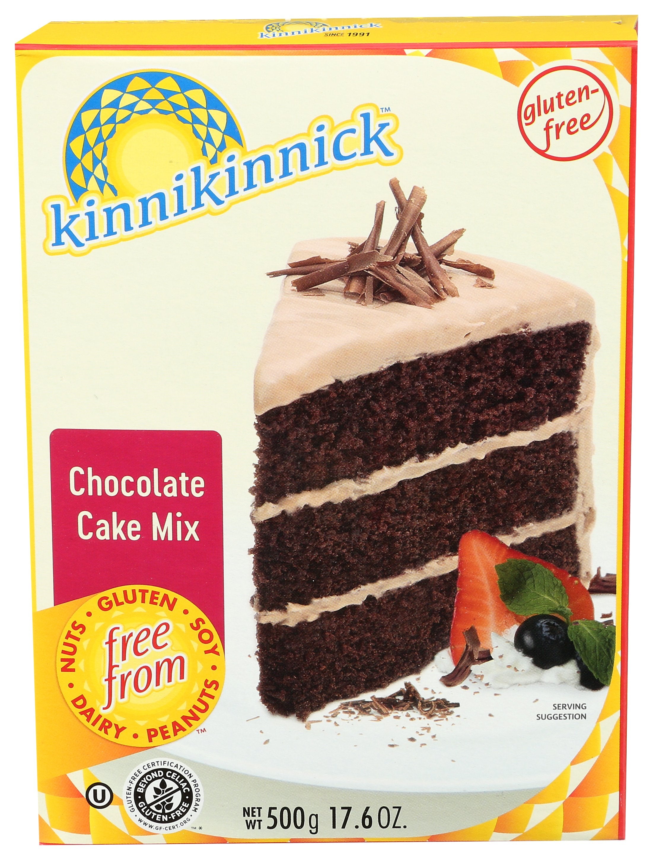 KINNIKINNICK MIX CAKE CHOC - Case of 6