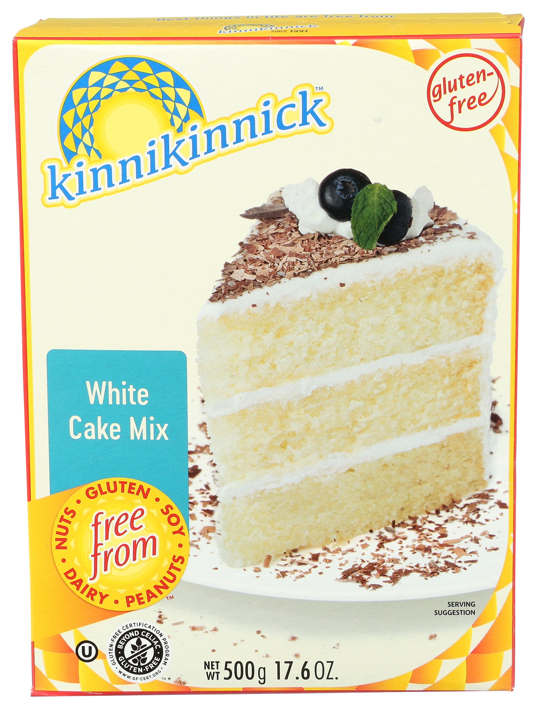 KINNIKINNICK MIX CAKE WHITE - Case of 6
