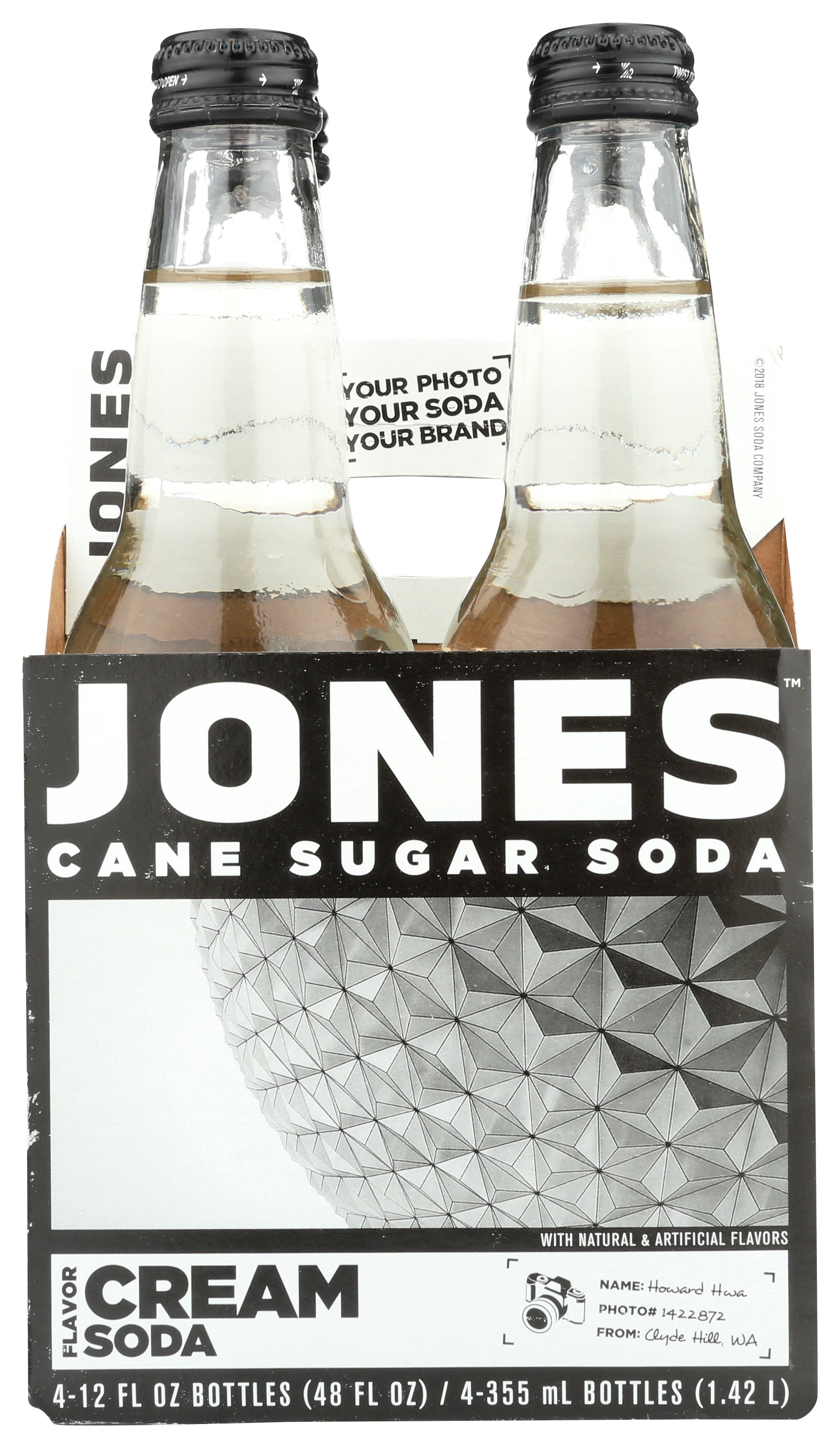 JONES SODA 4PK CREAM - Case of 6