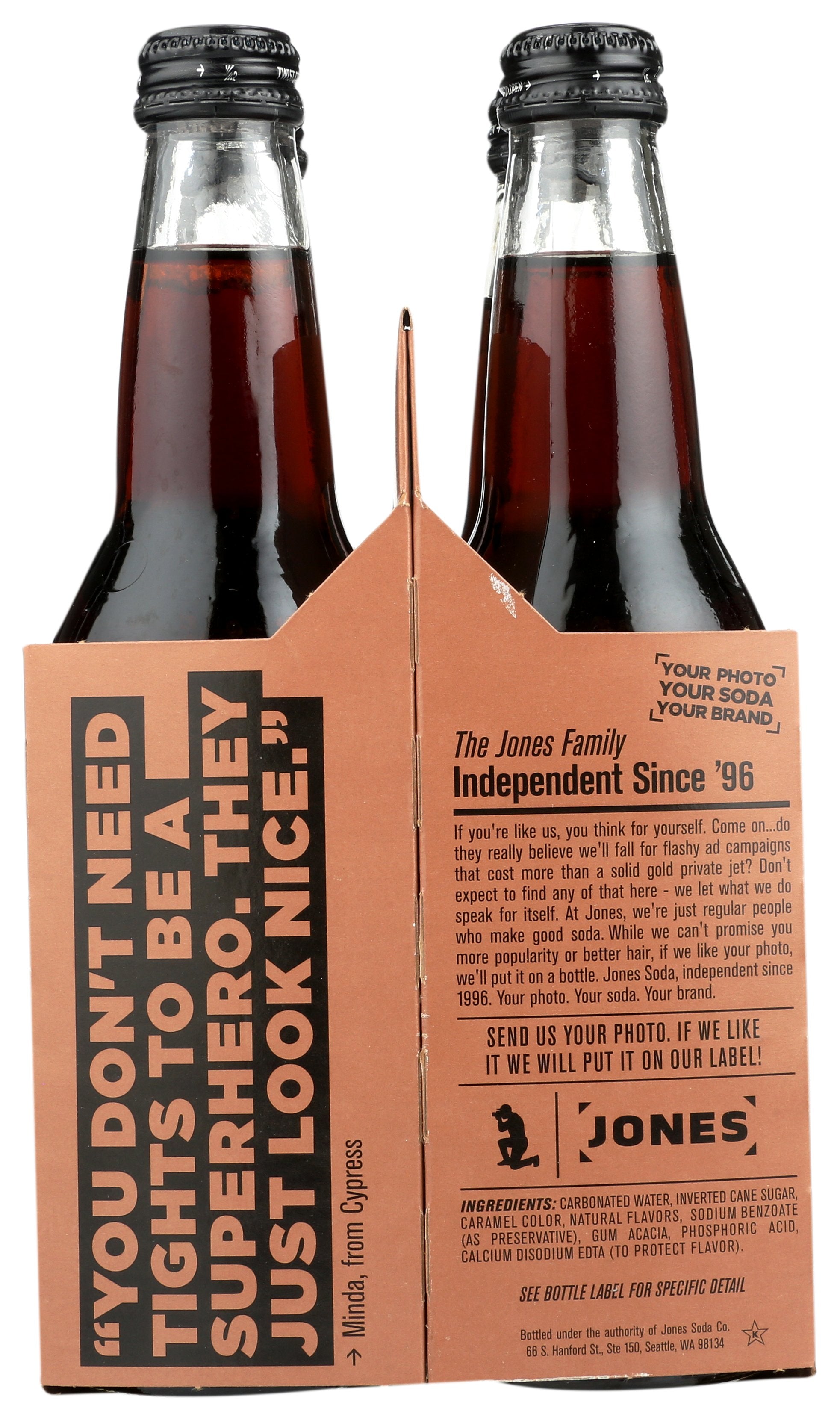 JONES SODA 4PK ROOT BEER - Case of 6