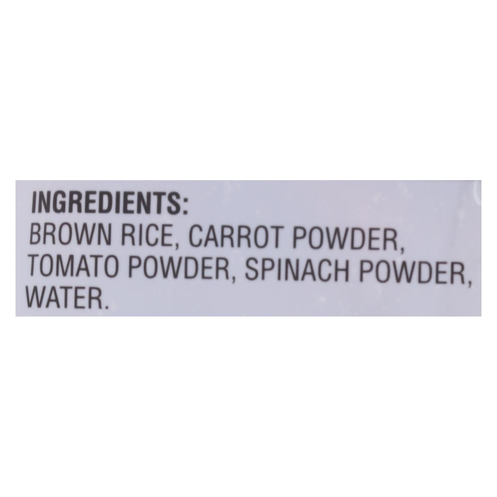 Tinkyada Brown Rice Pasta - Vegetable Spiral - Case of 12 - 12 oz