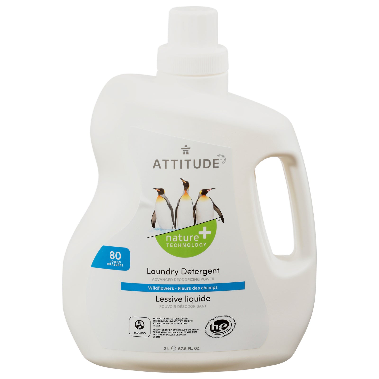 Attitude - Laundry Det Wildflowers - 1 Each 1-67.6 OZ