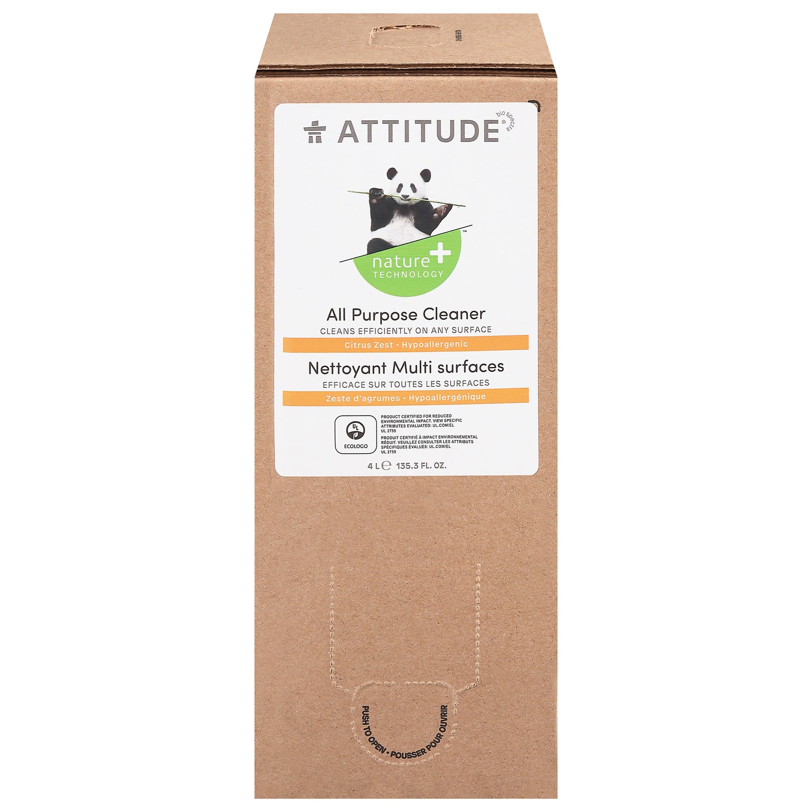 Attitude - Cleaner Ap Citrus Zest - 1 Each 1-135.3 Oz