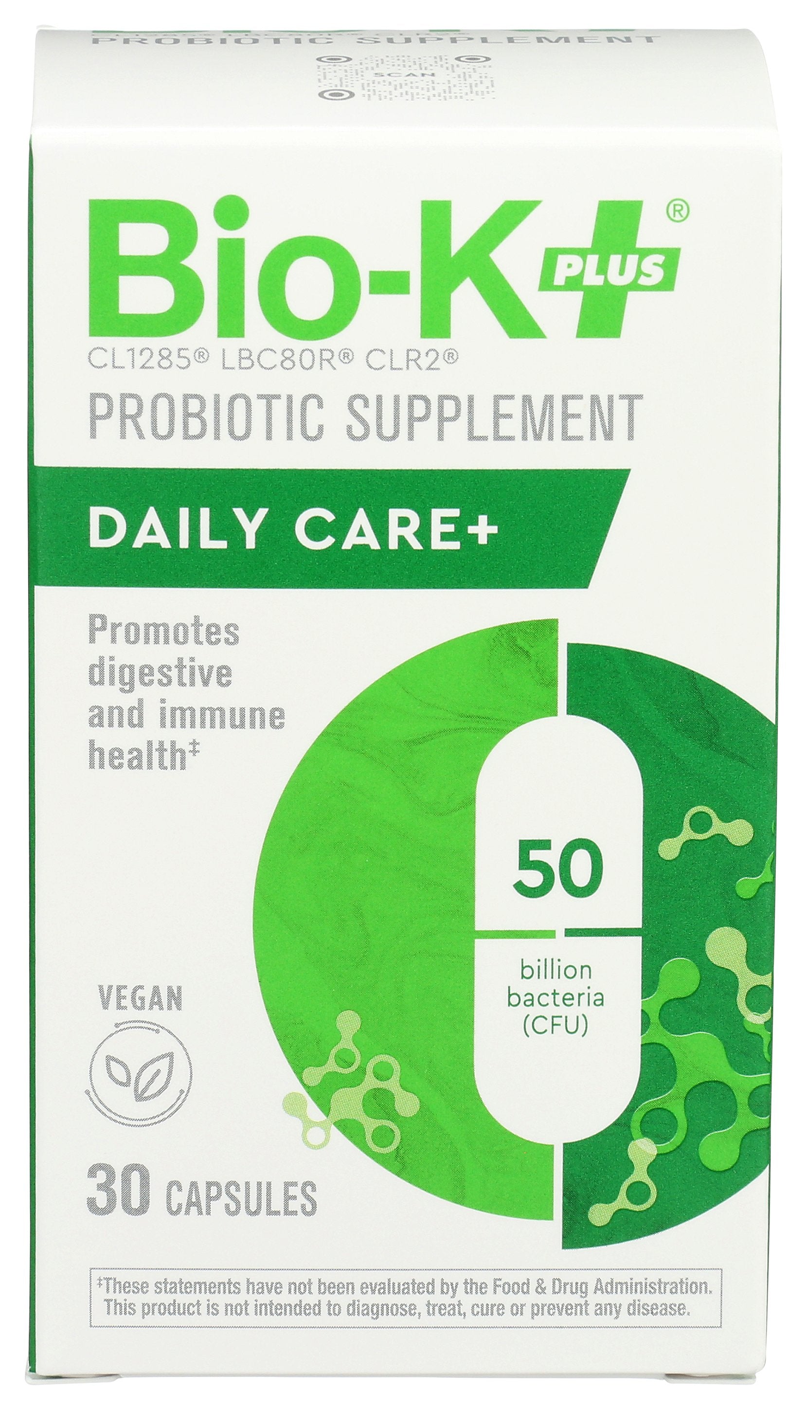 BIO K PROBIOTIC DAILY 50BIL [BIO-K+ PROBIOTIC DAILY CARE+ 50B - 30 CAPS - 30 CP]