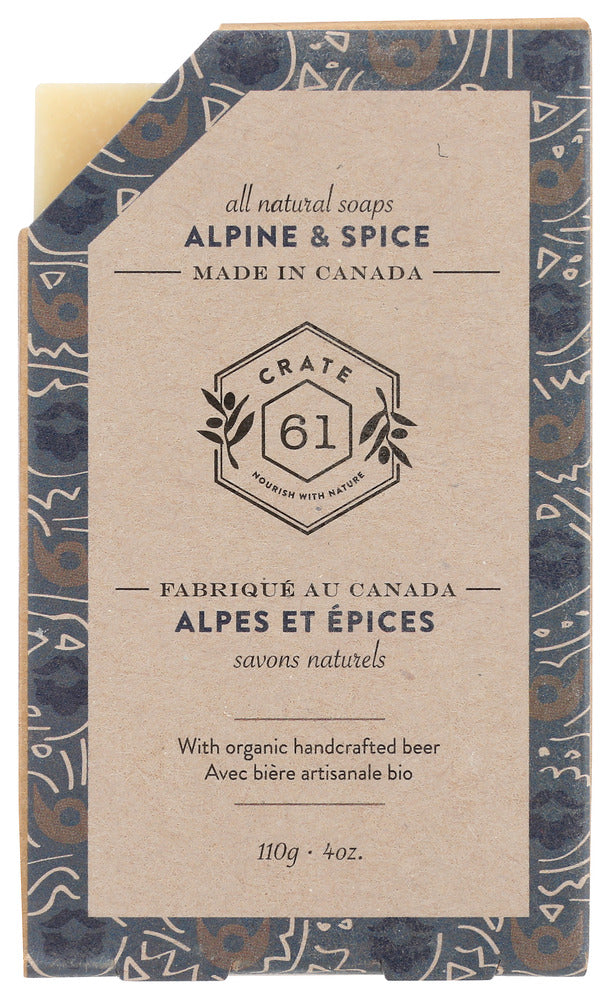 Crate 61 Soap Bar Alpine Spice - Case of 8 - 4 OZ