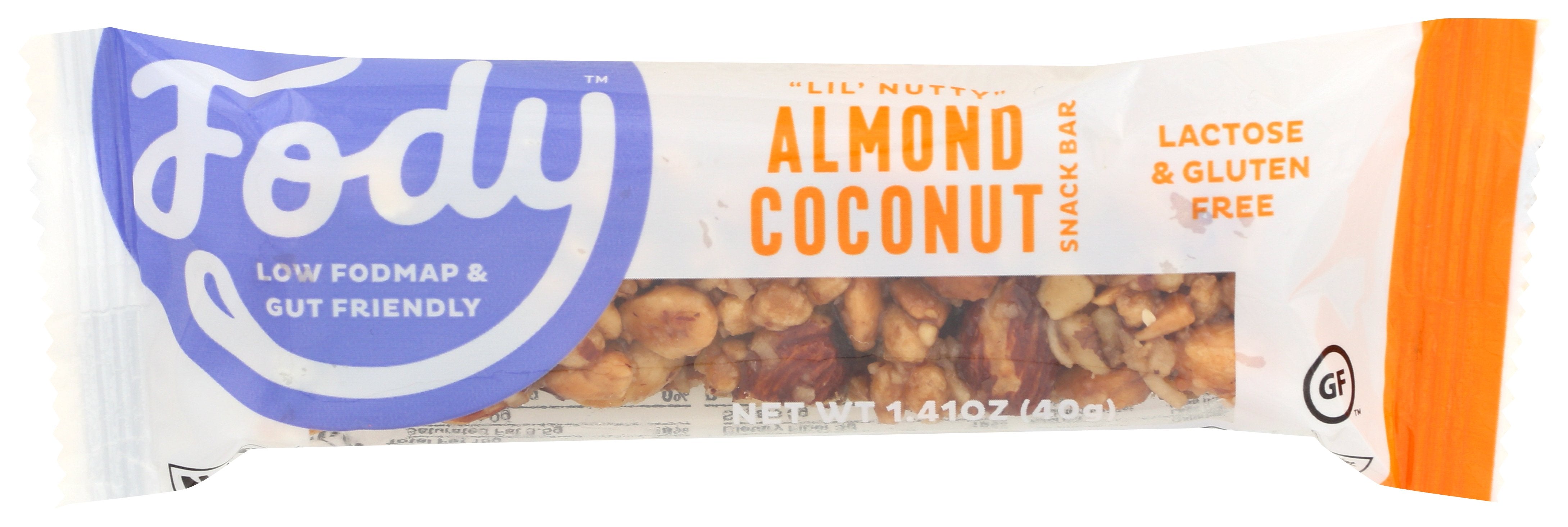 FODY FOOD CO BAR ALMOND COCONUT - Case of 12