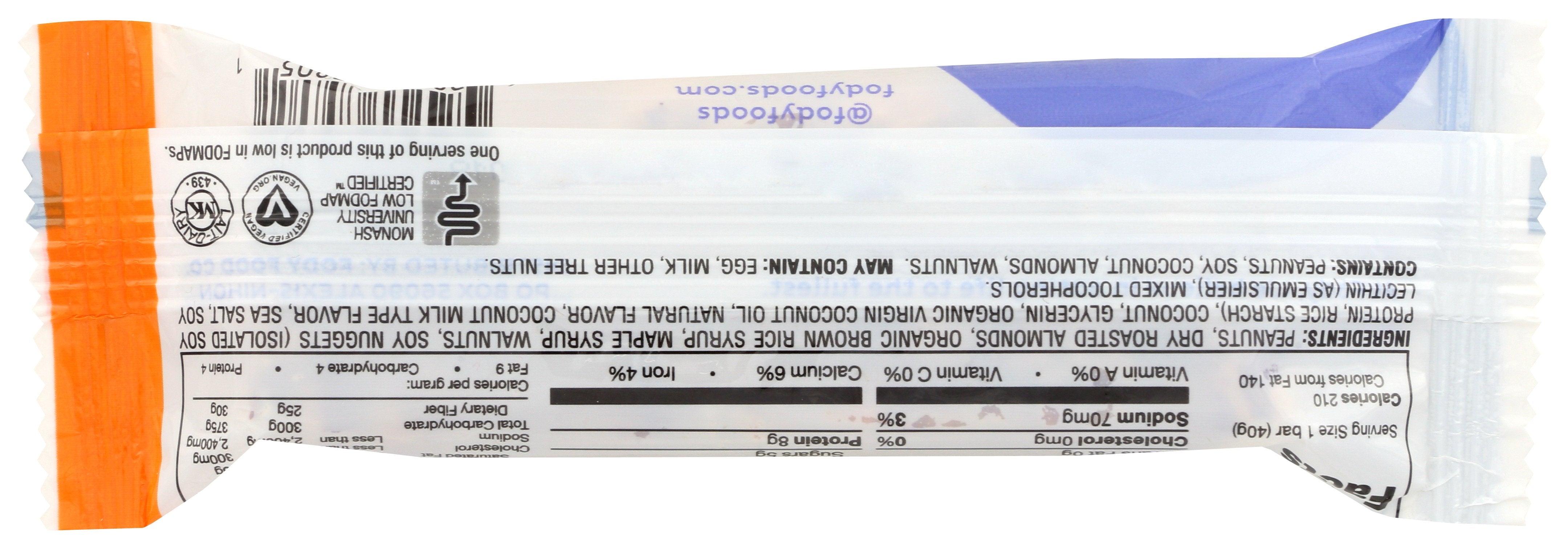FODY FOOD CO BAR ALMOND COCONUT - Case of 12