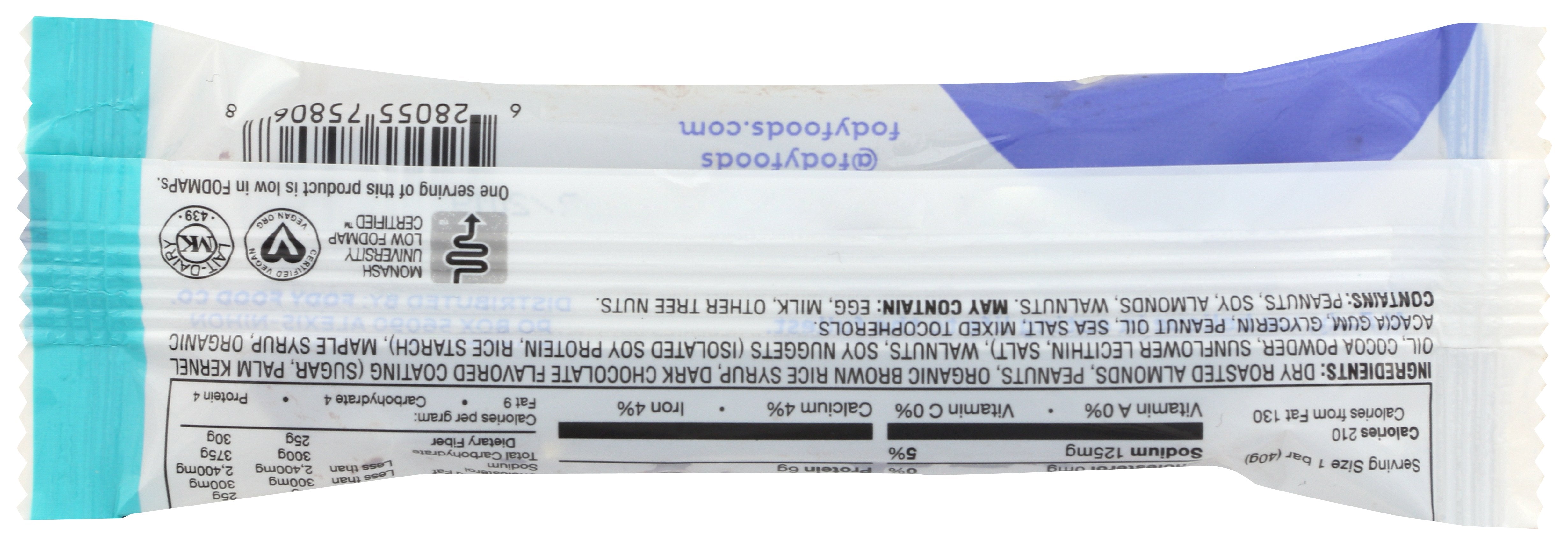 FODY FOOD CO BAR DRK CHOC SSALT - Case of 12