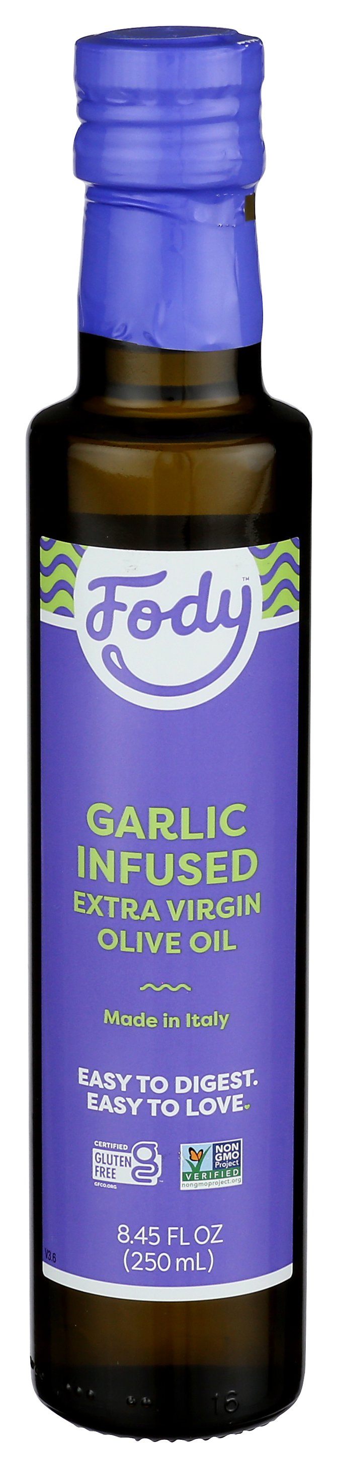 FODY FOOD CO EVOO GARLIC INFUSED - Case of 6
