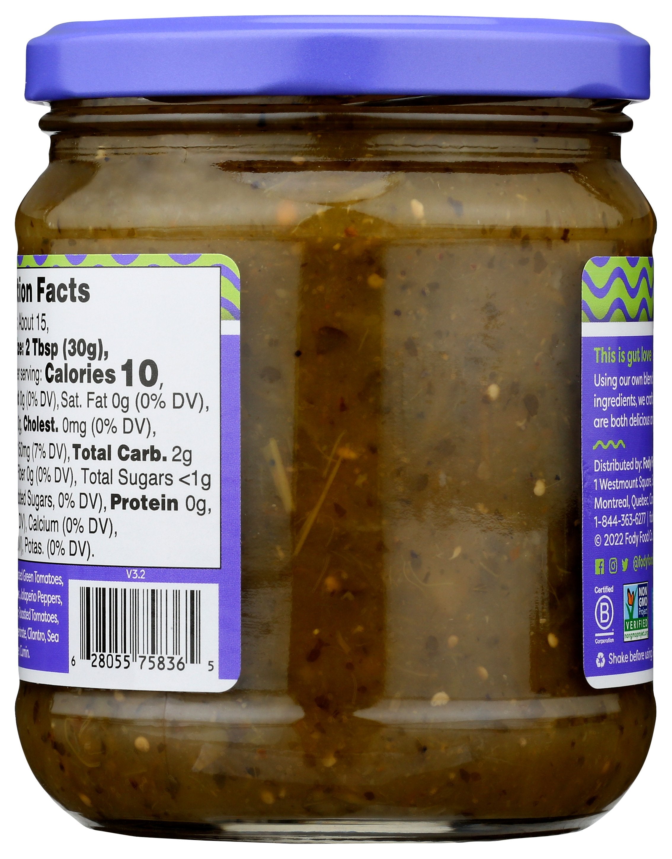 FODY FOOD CO SALSA VERDE - Case of 6