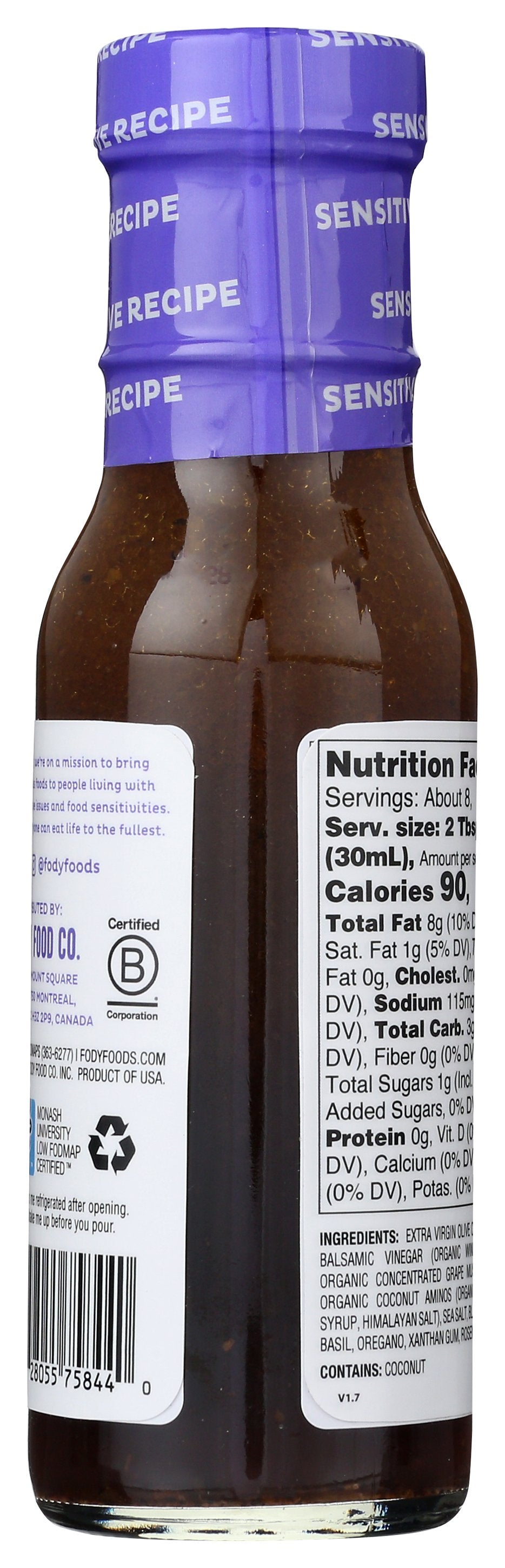 FODY FOOD CO DRESSING BALSAMIC VNGRTTE - Case of 6