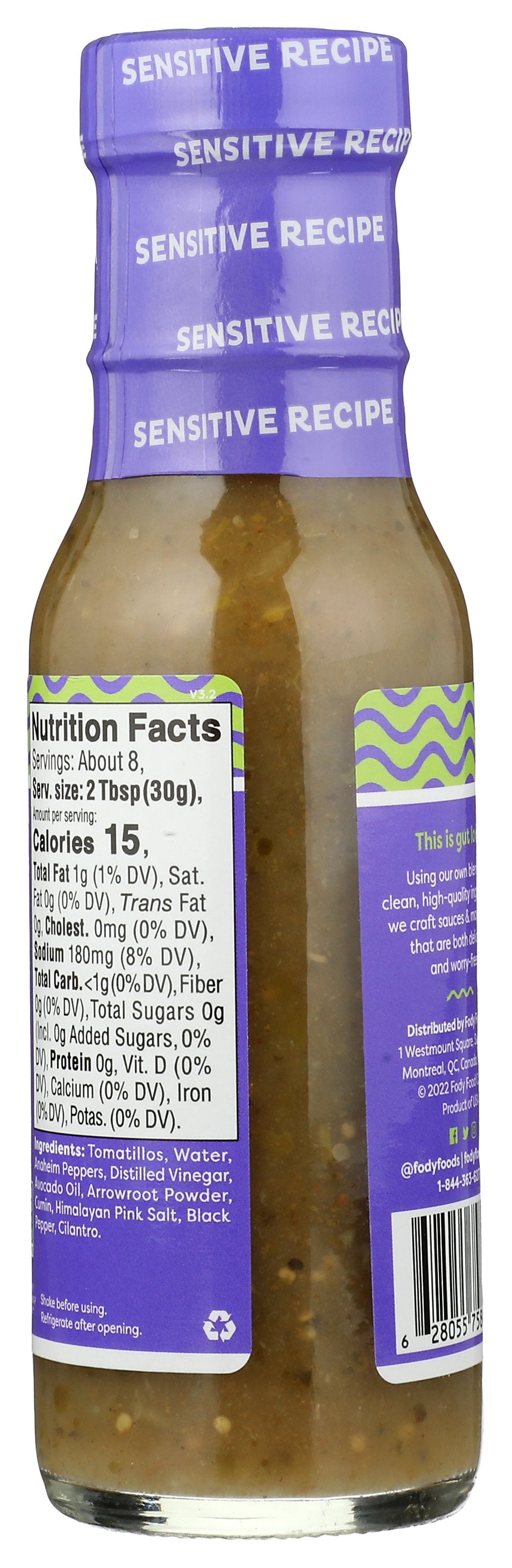 FODY FOOD CO SAUCE GREEN ENCHILADA - Case of 6