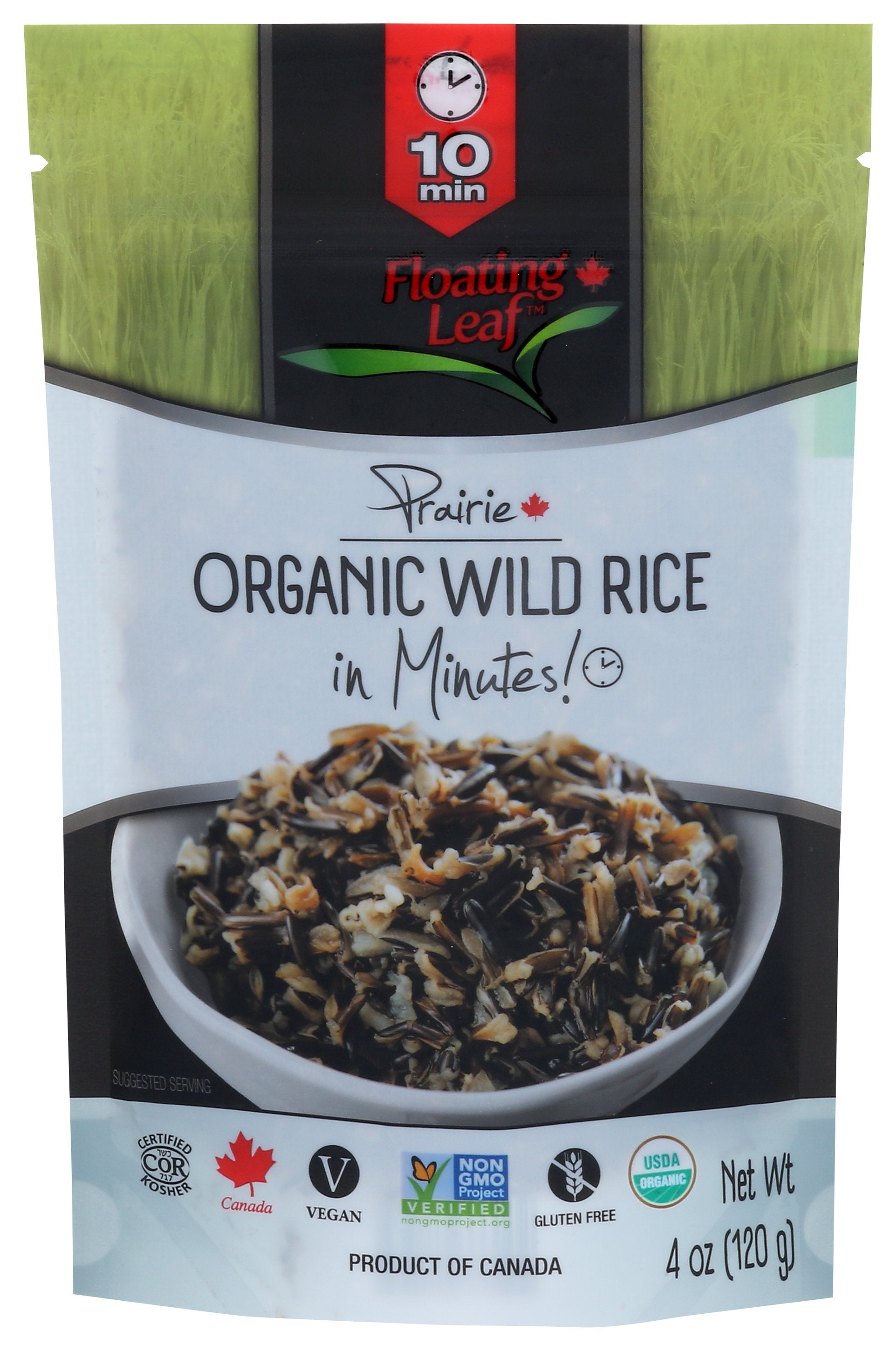 FLOATING LEAF RICE WILD ORG MINTE RDY - Case of 6
